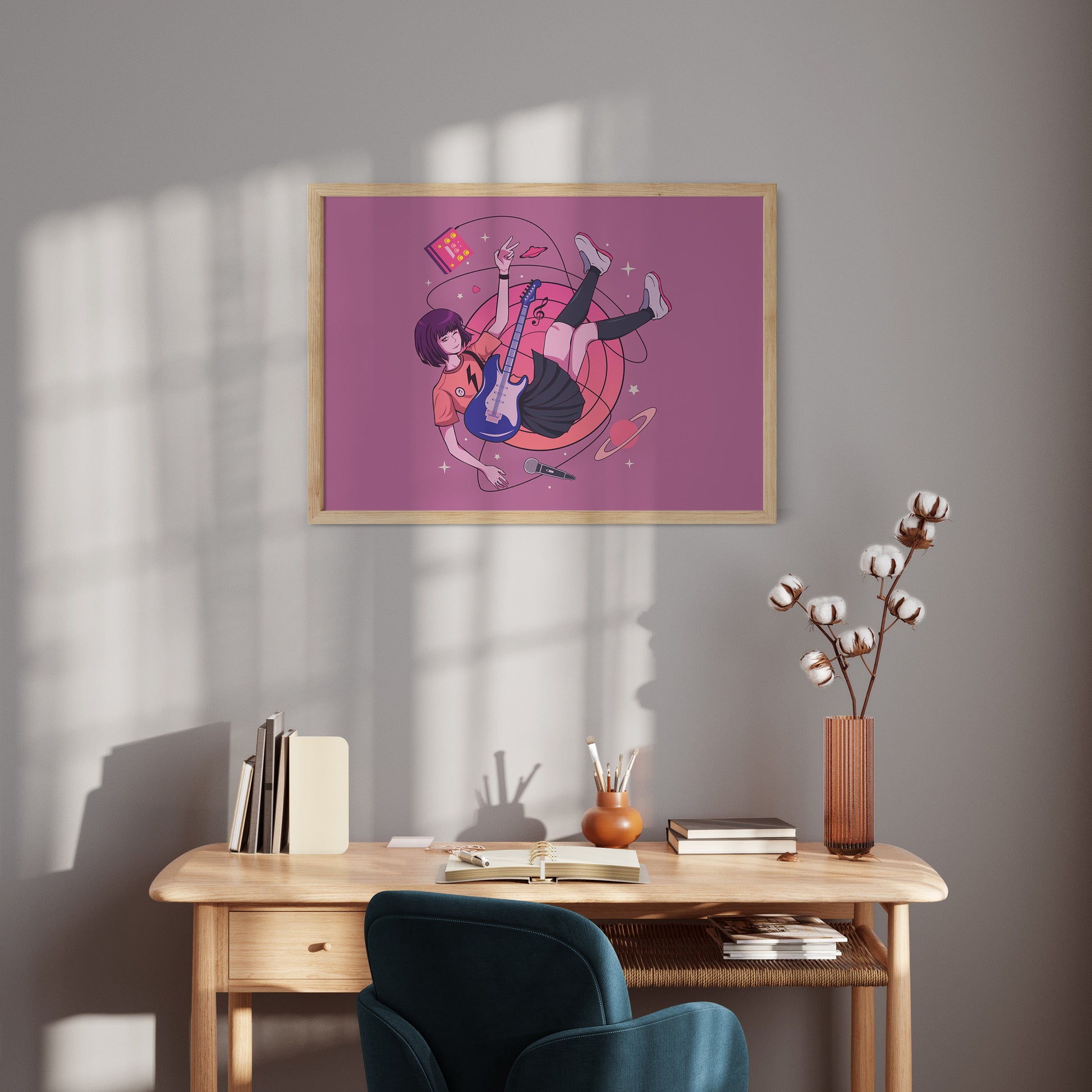 Design Concept No. 11 for Cosmic Melody Float Modern Poster Art