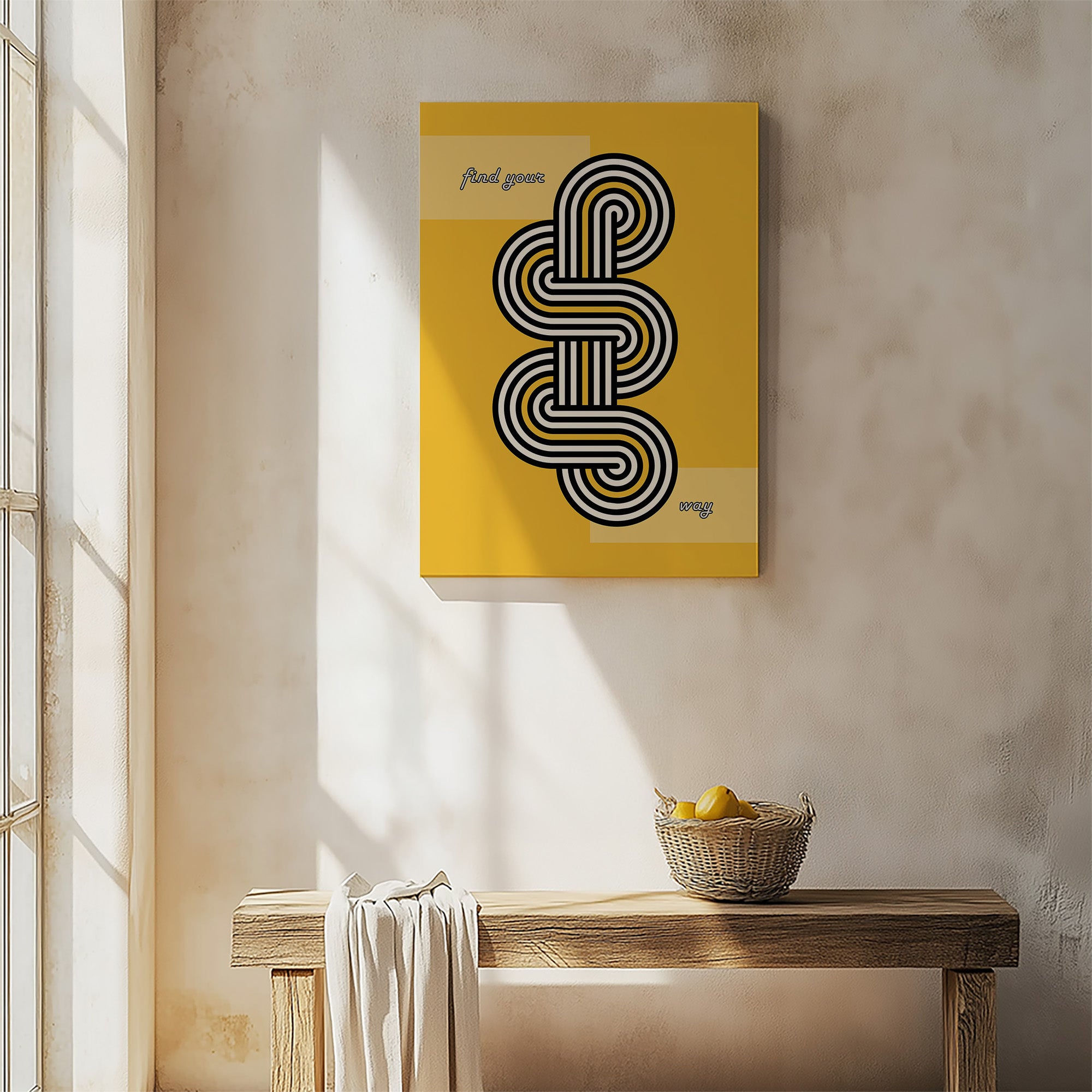 Gelbe Labyrinth-Reise