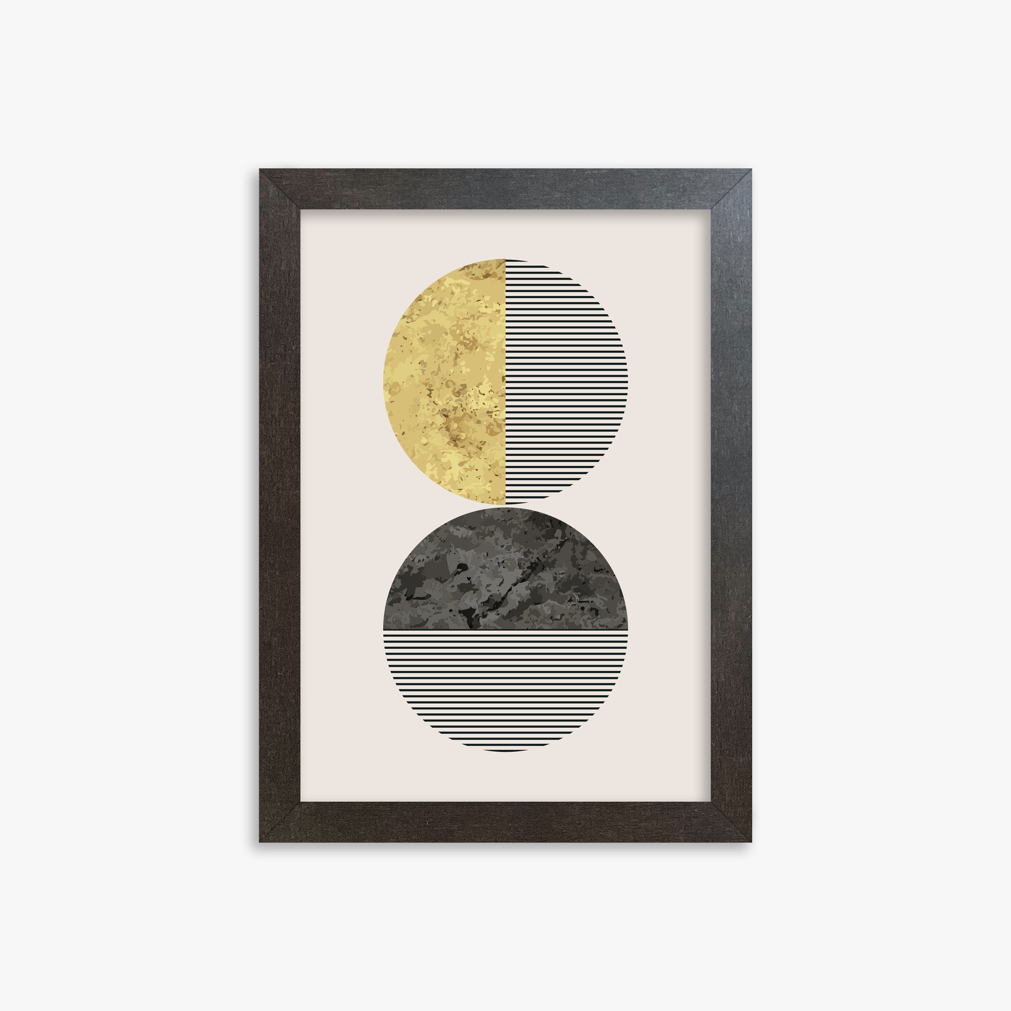 Eclipse Horizon, 21x30cm Framed Art Reproduction With Espresso Frame