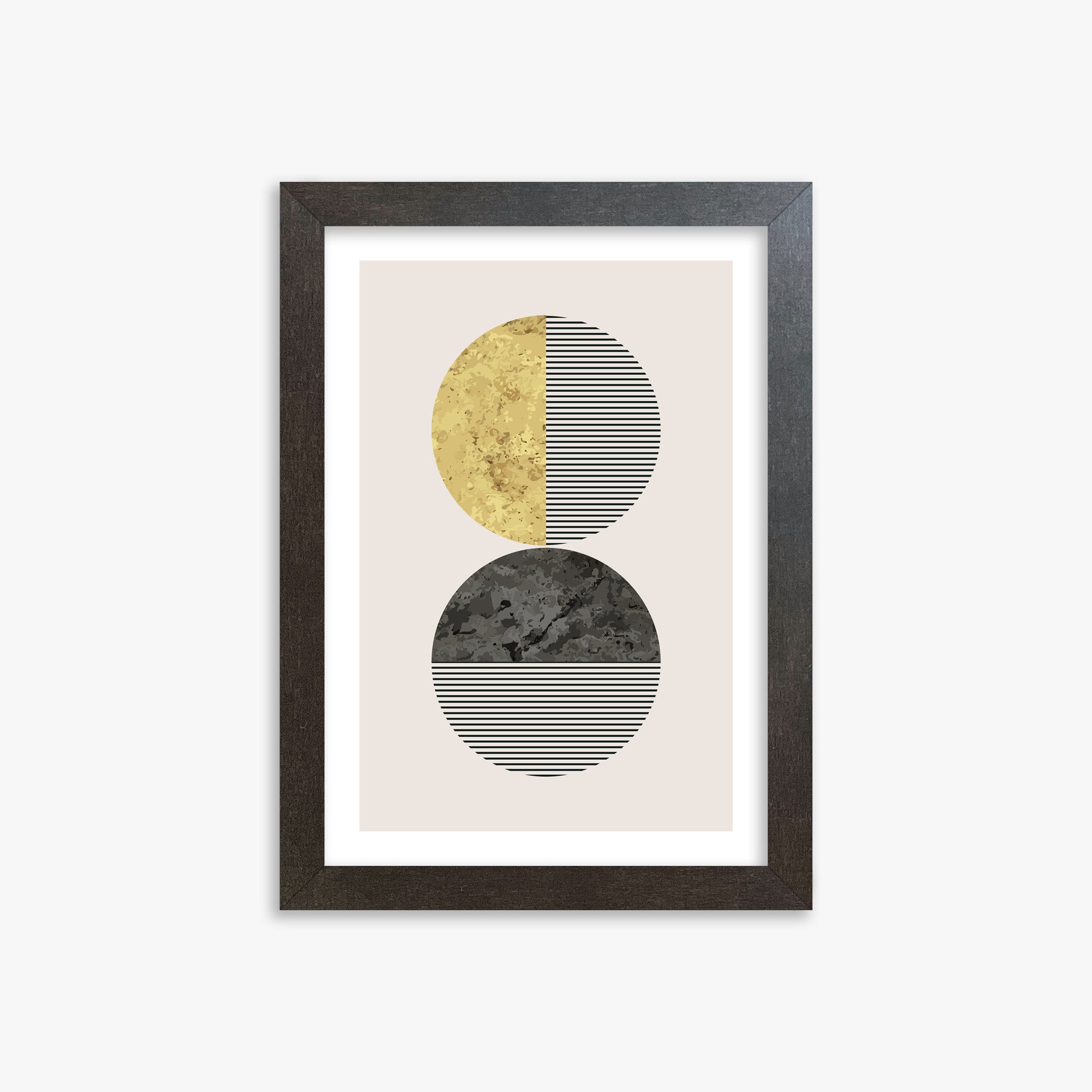Eclipse Horizon, 21x30cm Framed Art Reproduction With Espresso Frame