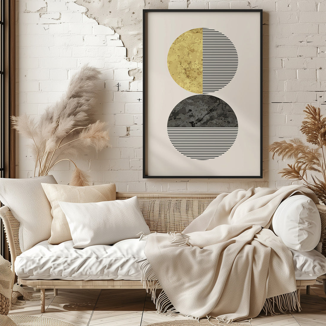 Eclipse Horizon, 50x70cm Framed Poster With Black Frame