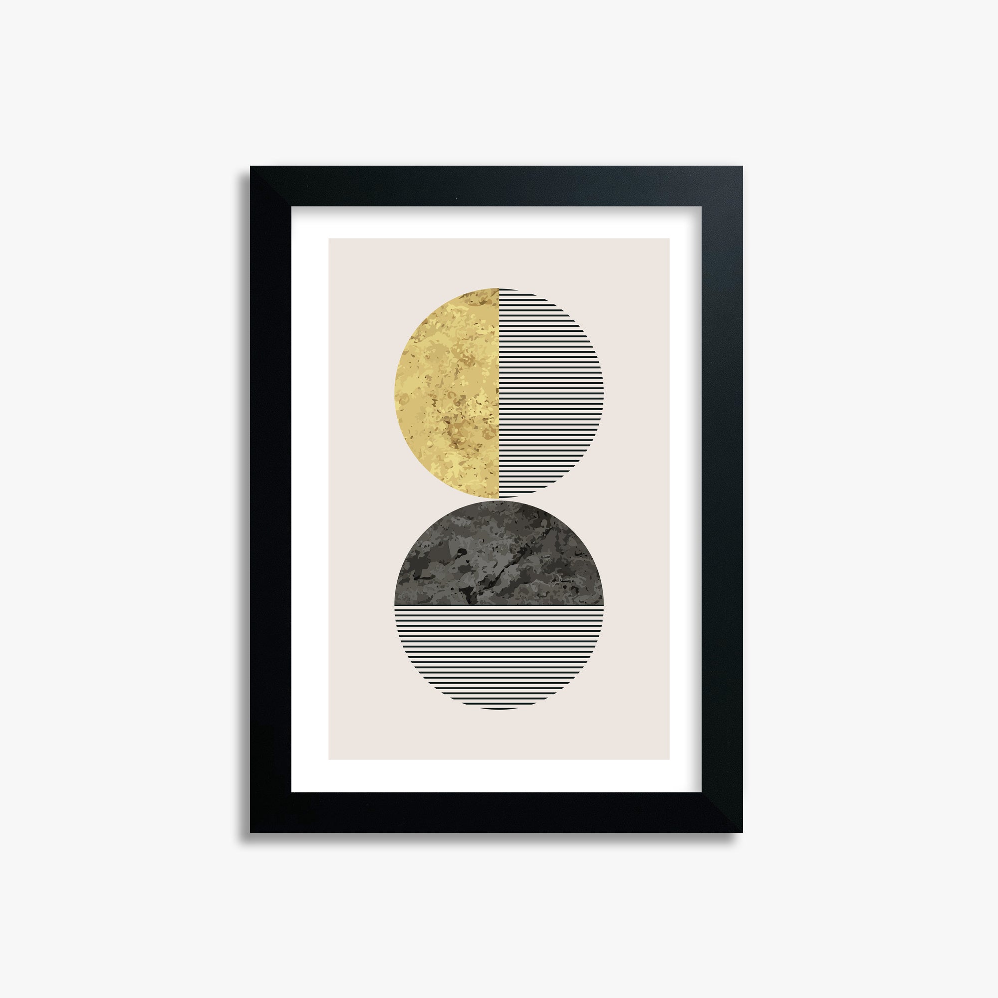 Eclipse Horizon, 21x30cm Black Framed Art Reproduction