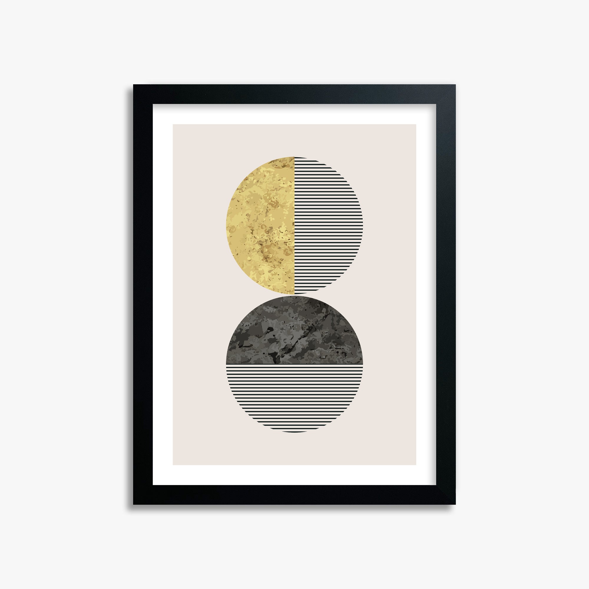 Eclipse Horizon, 30x40cm Black Framed Art Reproduction