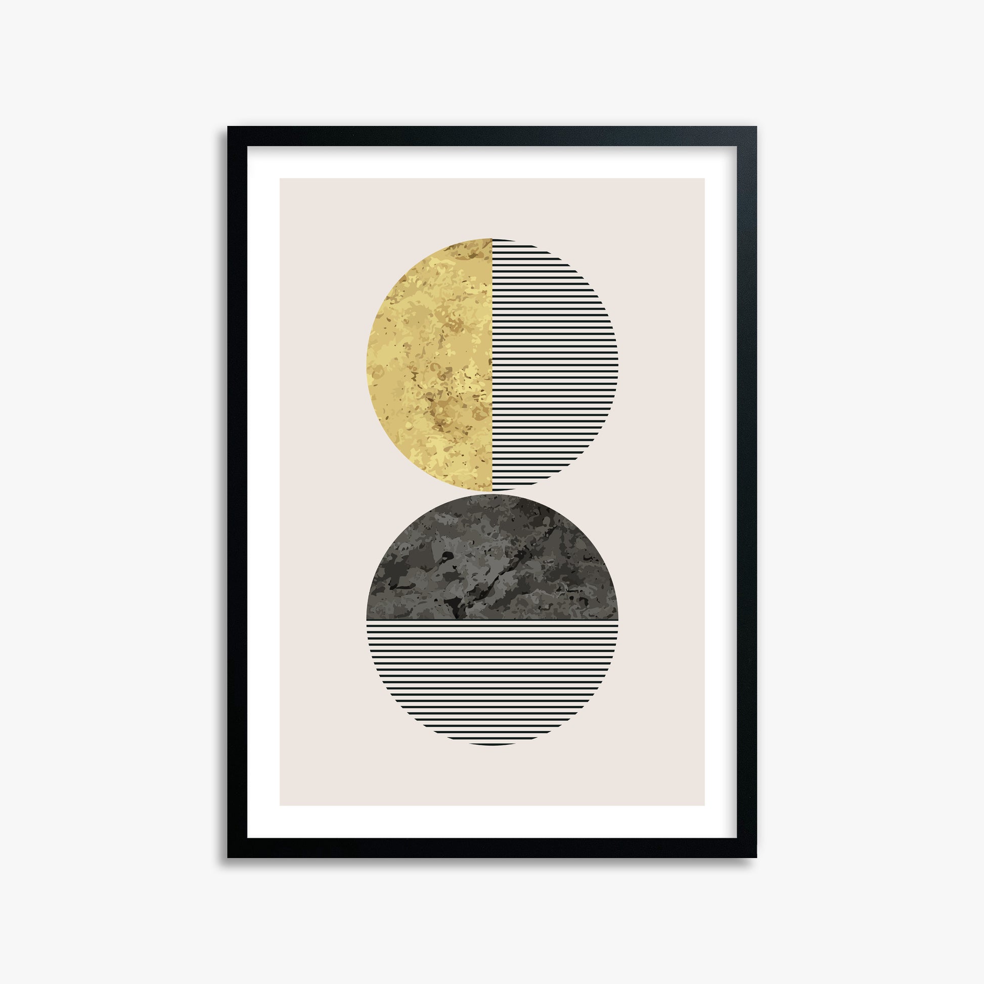 Eclipse Horizon, 50x70cm Black Framed Art Reproduction