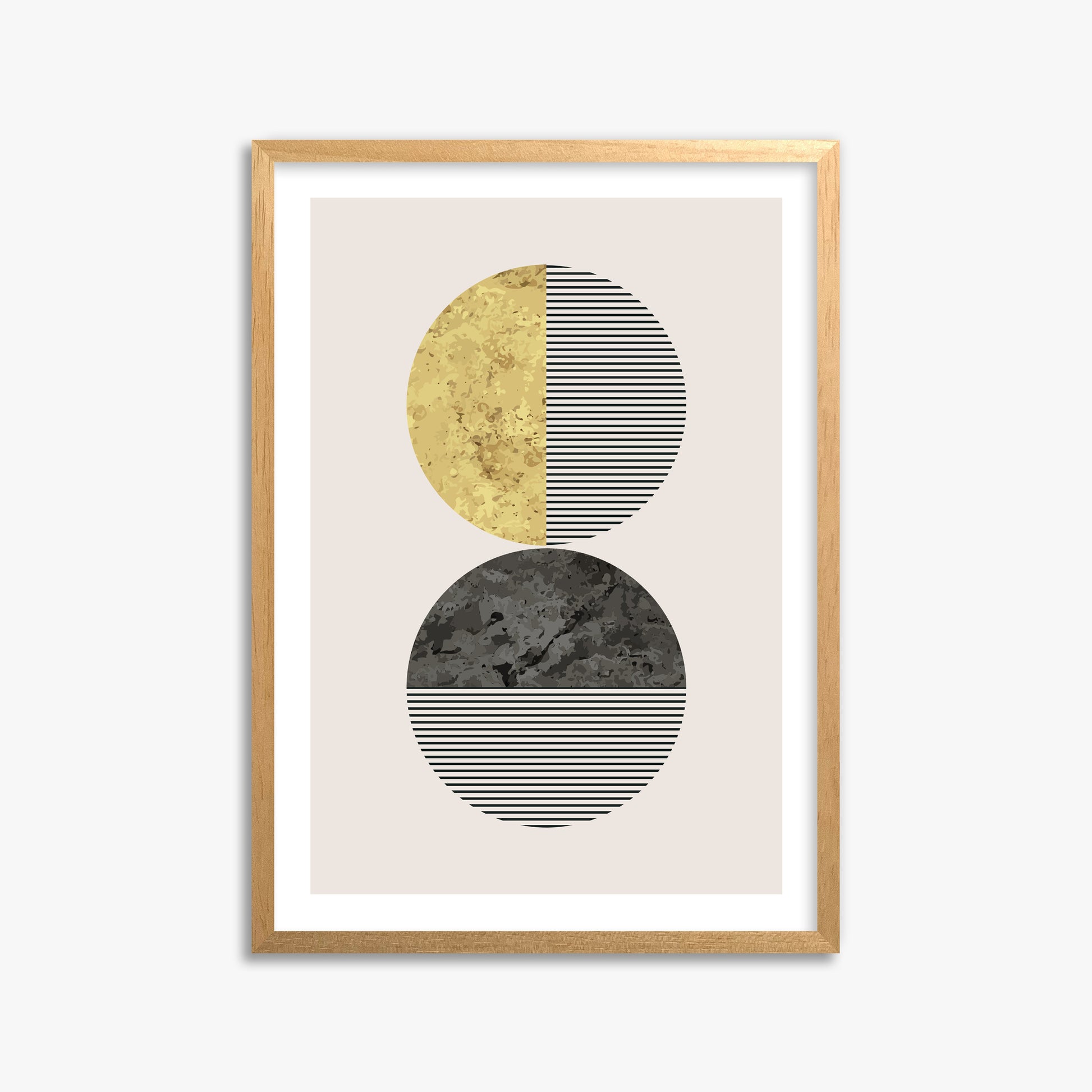 Eclipse Horizon, 50x70cm Oak Framed Art Reproduction
