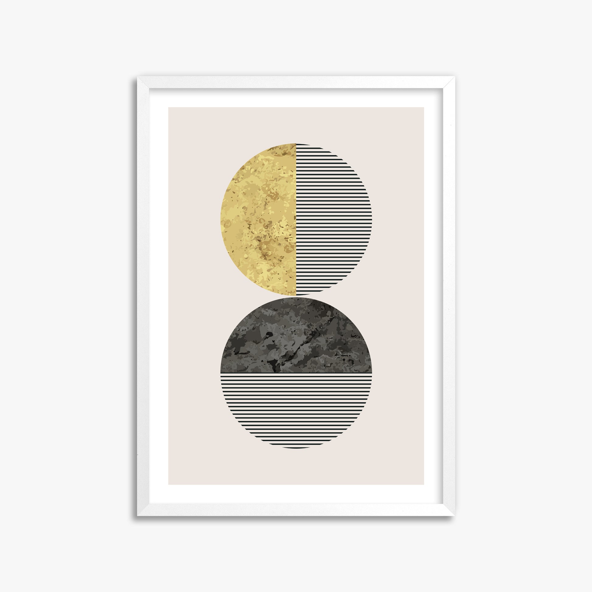 Eclipse Horizon, 50x70cm Whitek Framed Art Reproduction