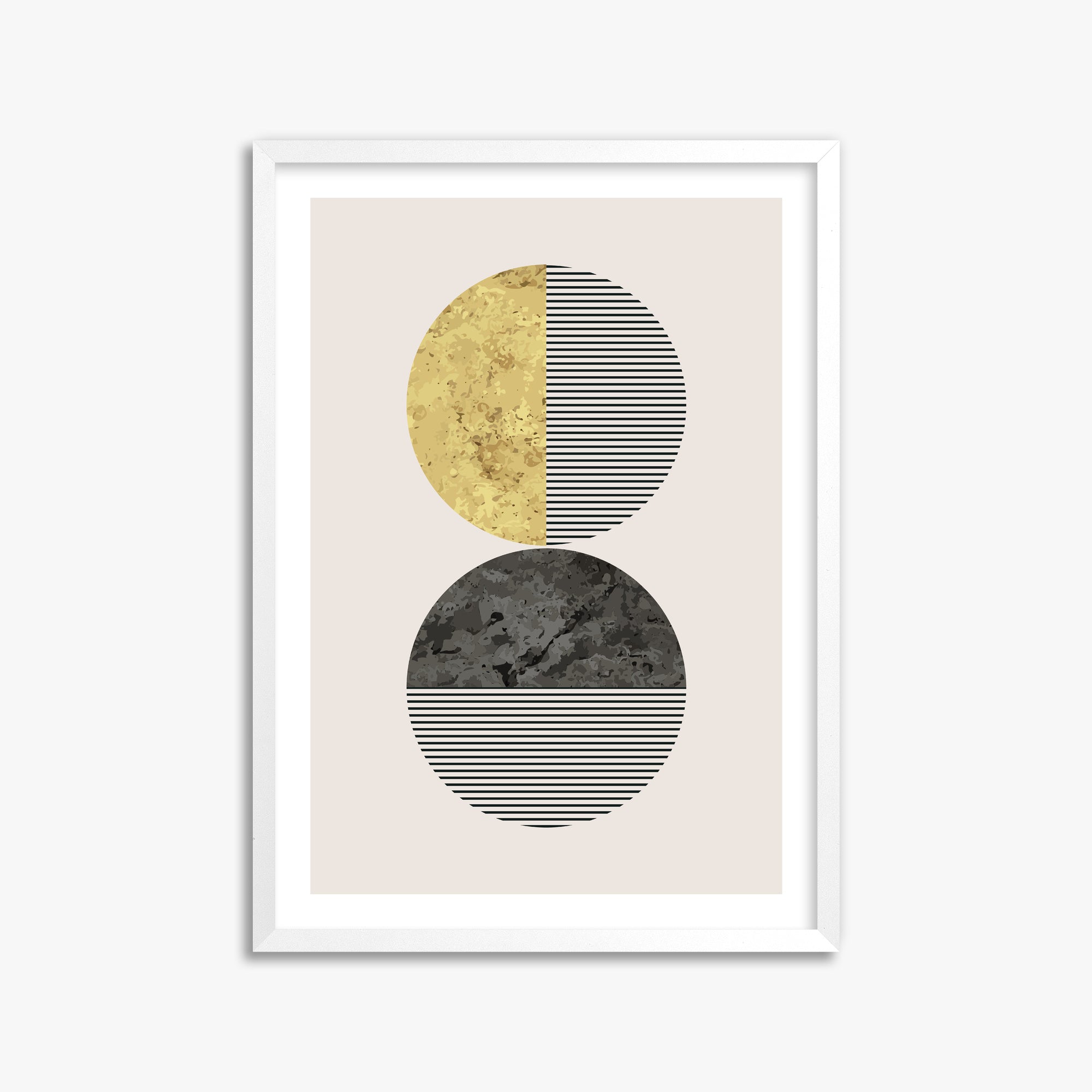 Eclipse Horizon, 50x70cm Whitek Framed Art Reproduction