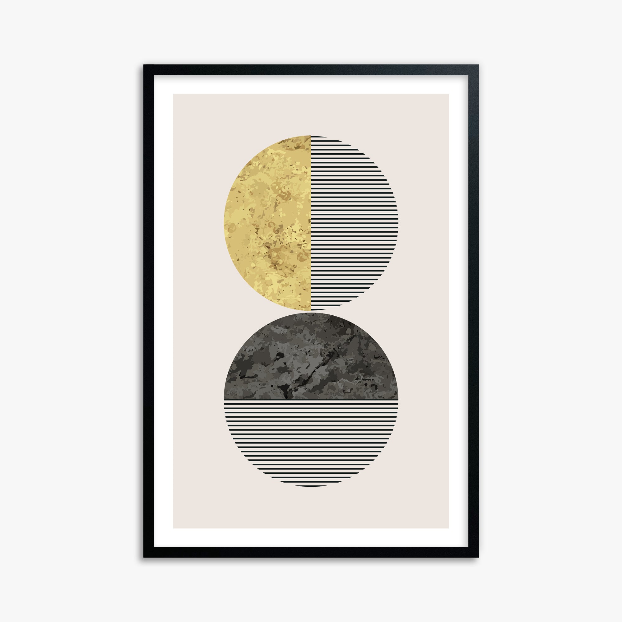 Eclipse Horizon, 61x91cm Black Framed Art Reproduction