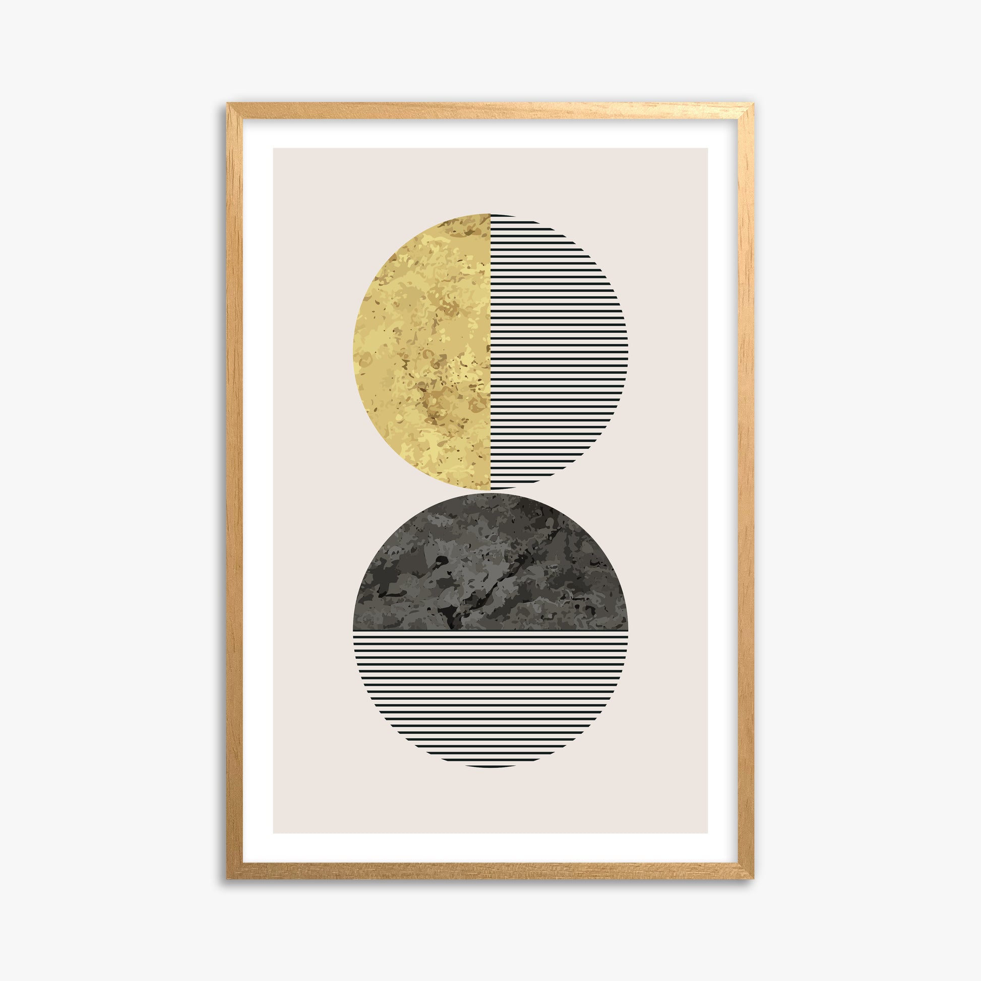 Eclipse Horizon, 61x91cm Oak Framed Art Reproduction