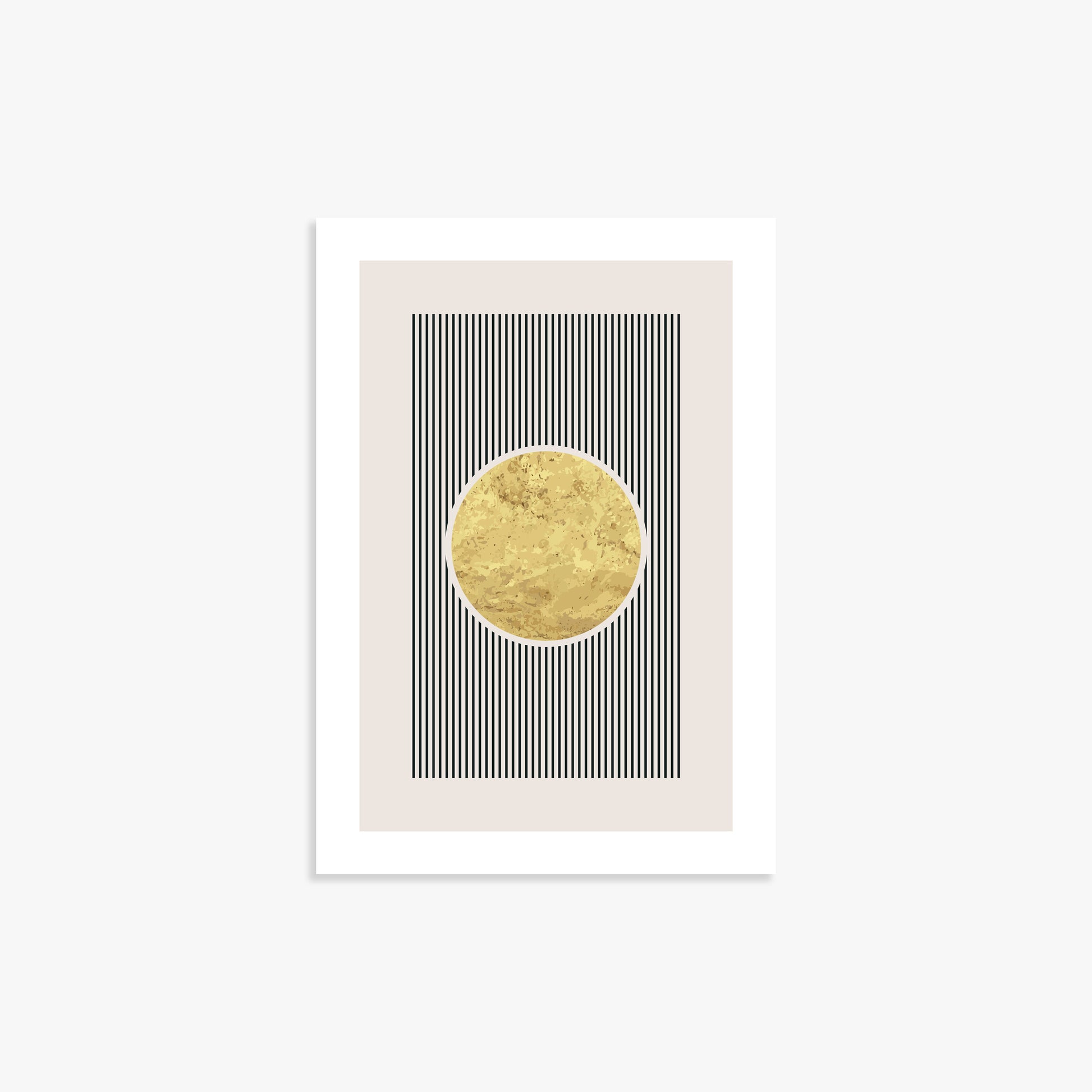 Golden Horizon Eclipse, 21x30cm Printed Poster