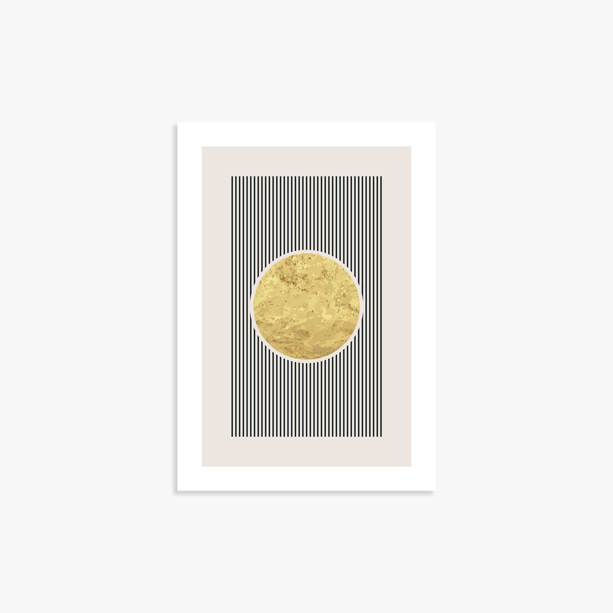 Golden Horizon Eclipse, 21x30cm Printed Poster