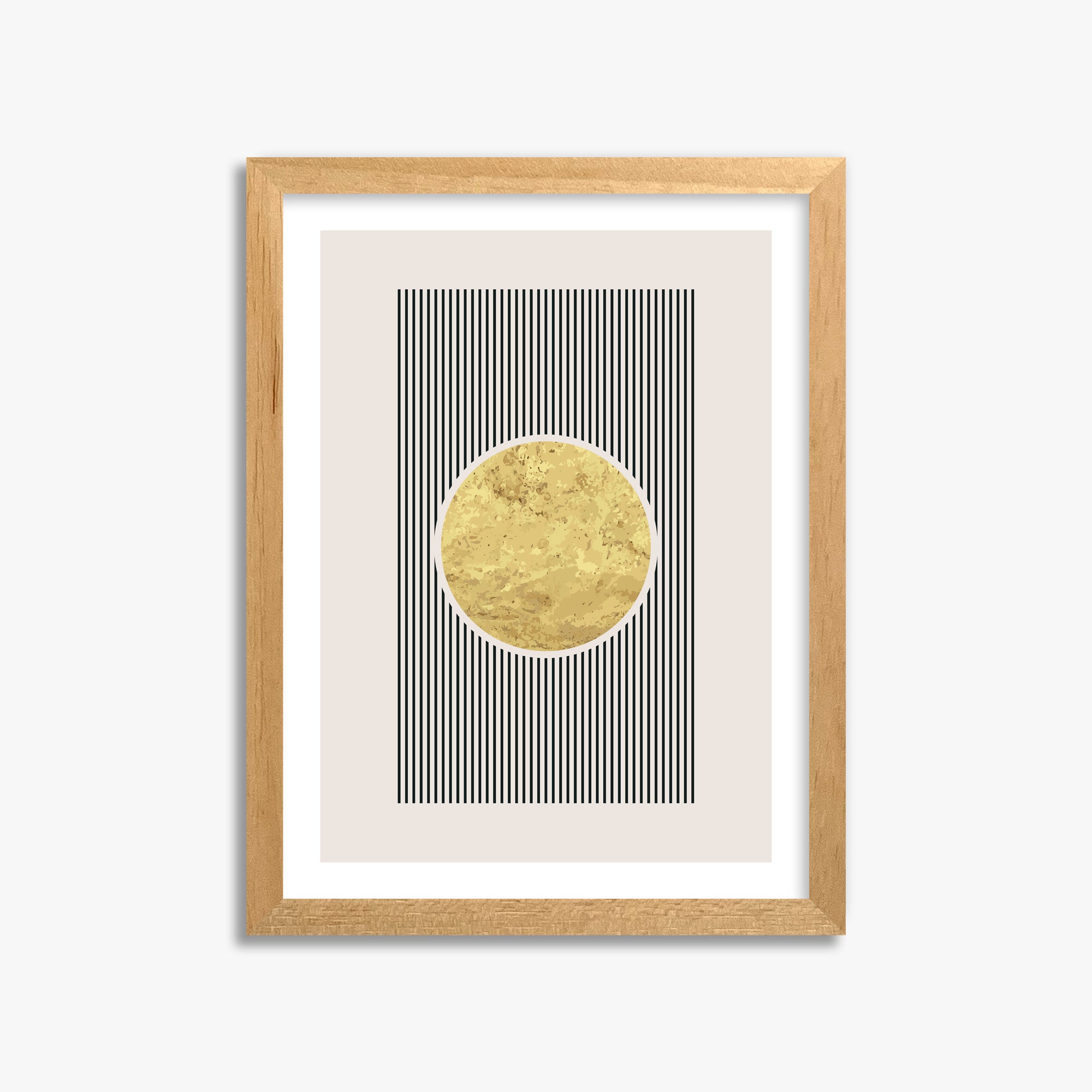 Golden Horizon Eclipse, 30x40cm Oak Framed Art Reproduction