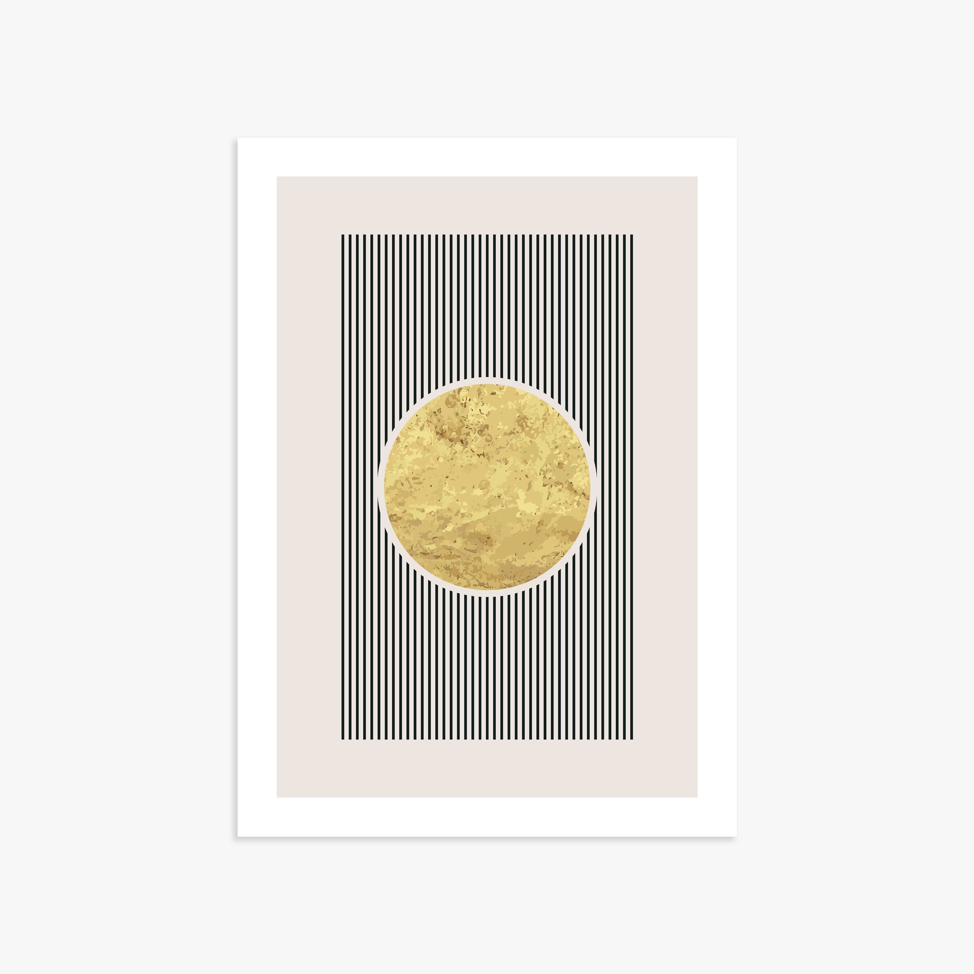 Golden Horizon Eclipse, 50x70cm Printed Poster