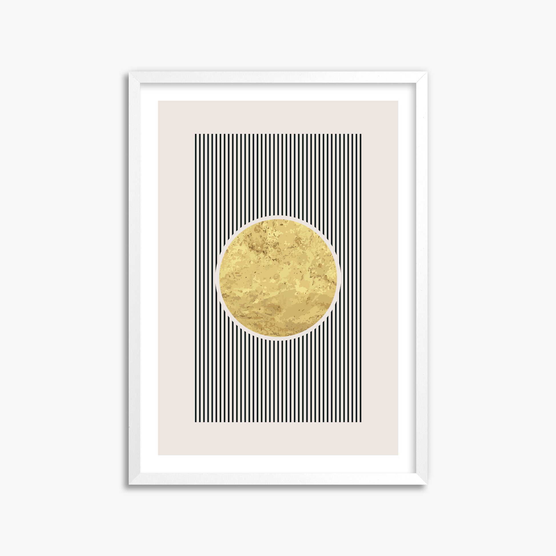 Golden Horizon Eclipse, 50x70cm Whitek Framed Art Reproduction