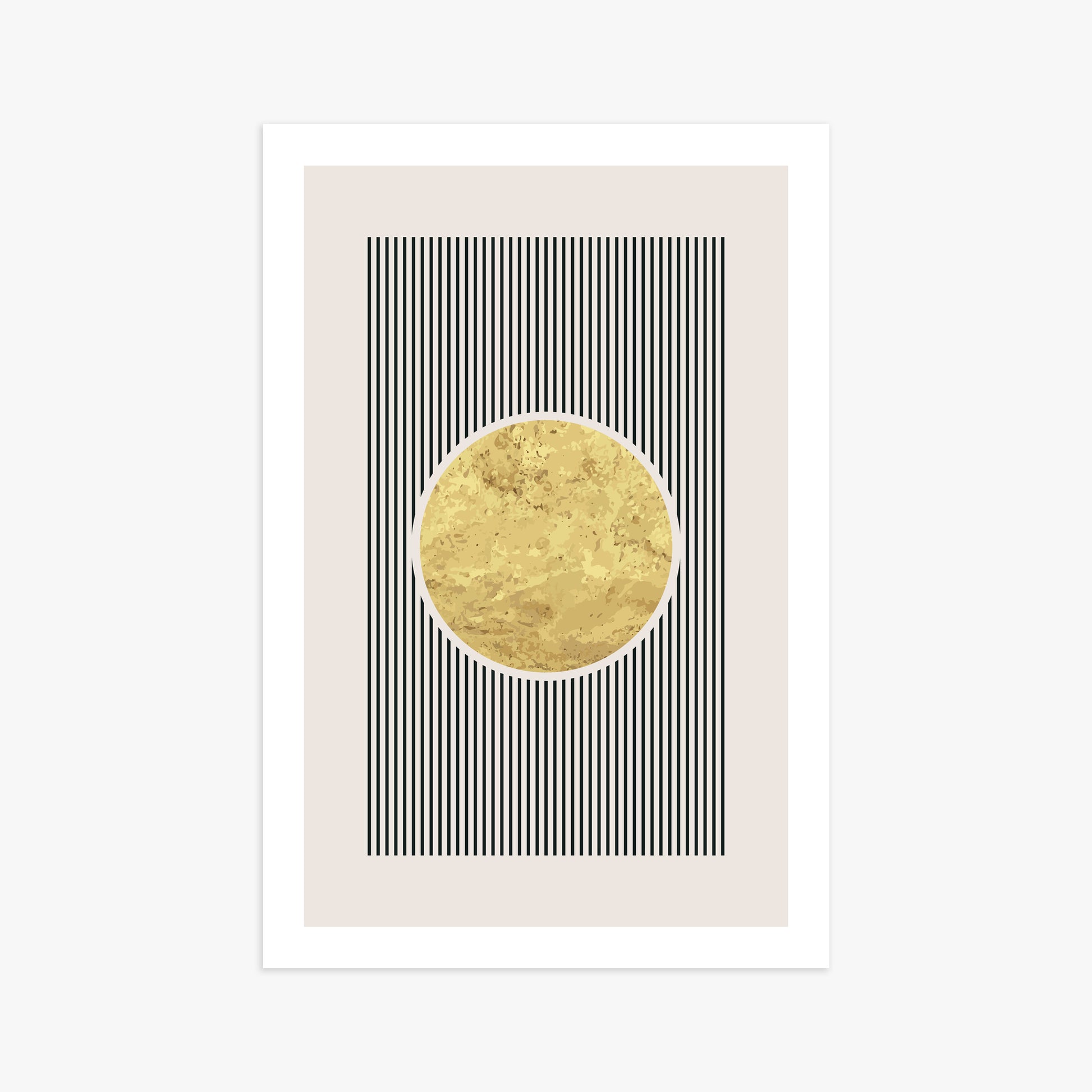Golden Horizon Eclipse, 61x91cm Printed Poster