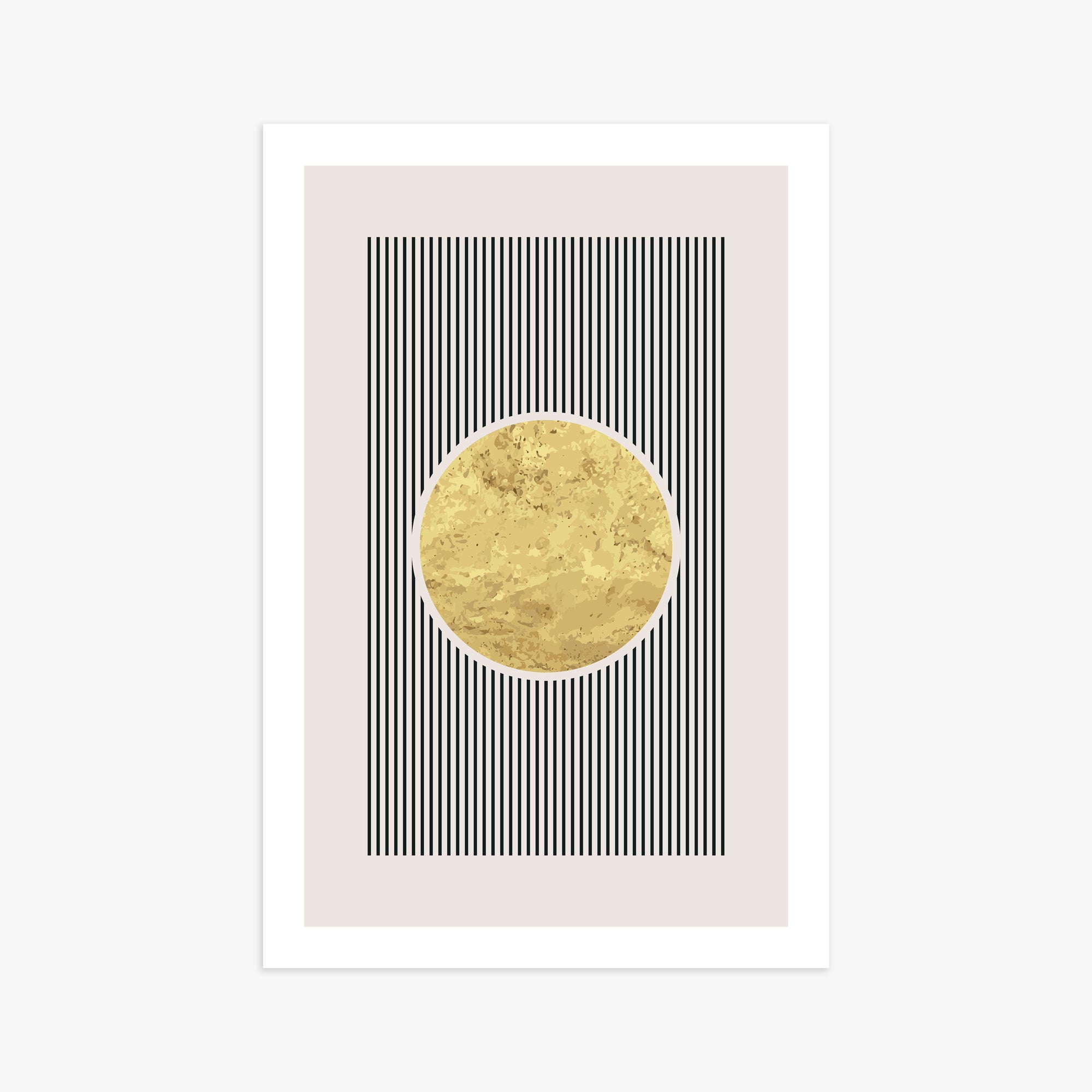 Golden Horizon Eclipse, 61x91cm Printed Poster