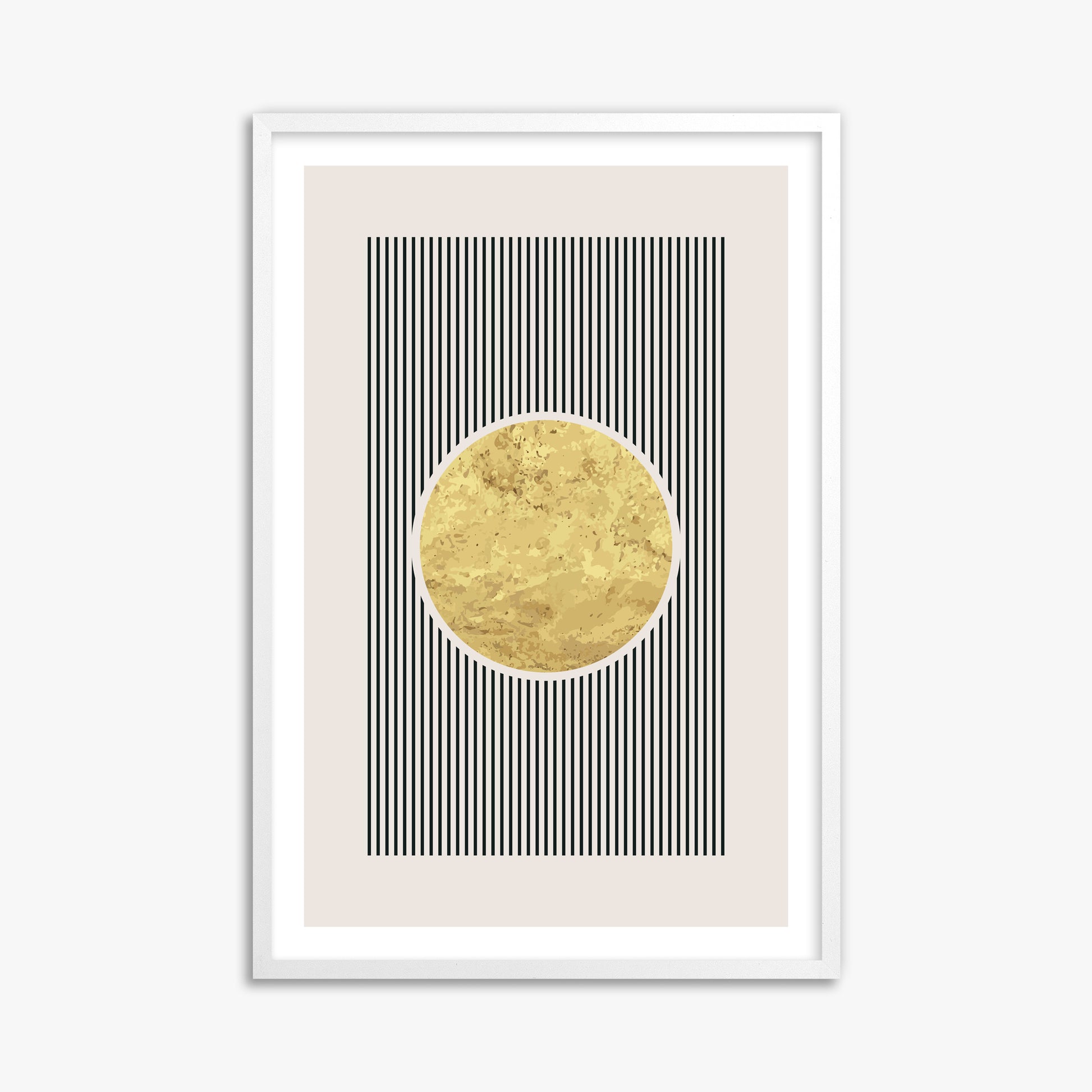 Golden Horizon Eclipse, 61x91cm Whitek Framed Art Reproduction