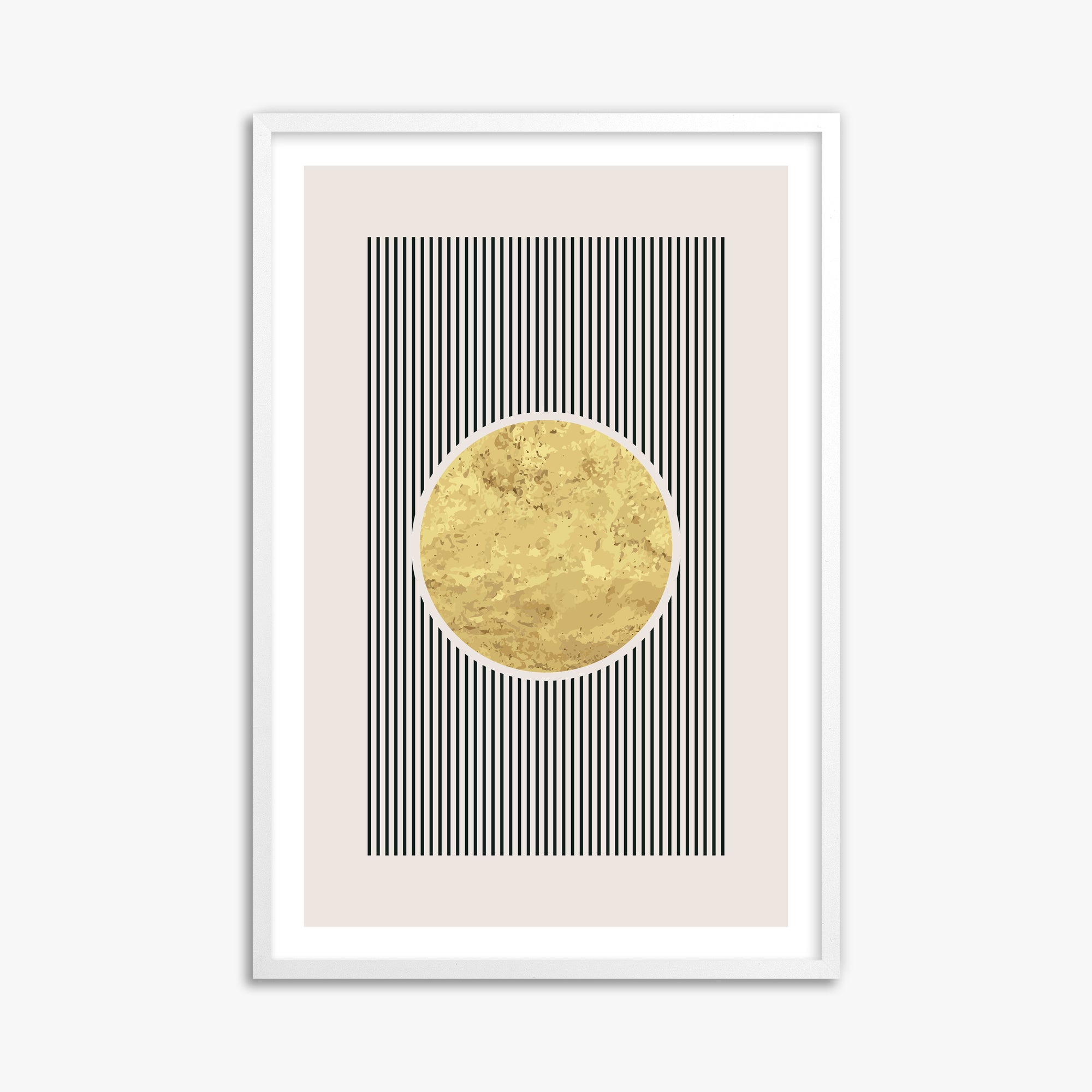 Golden Horizon Eclipse, 61x91cm Whitek Framed Art Reproduction