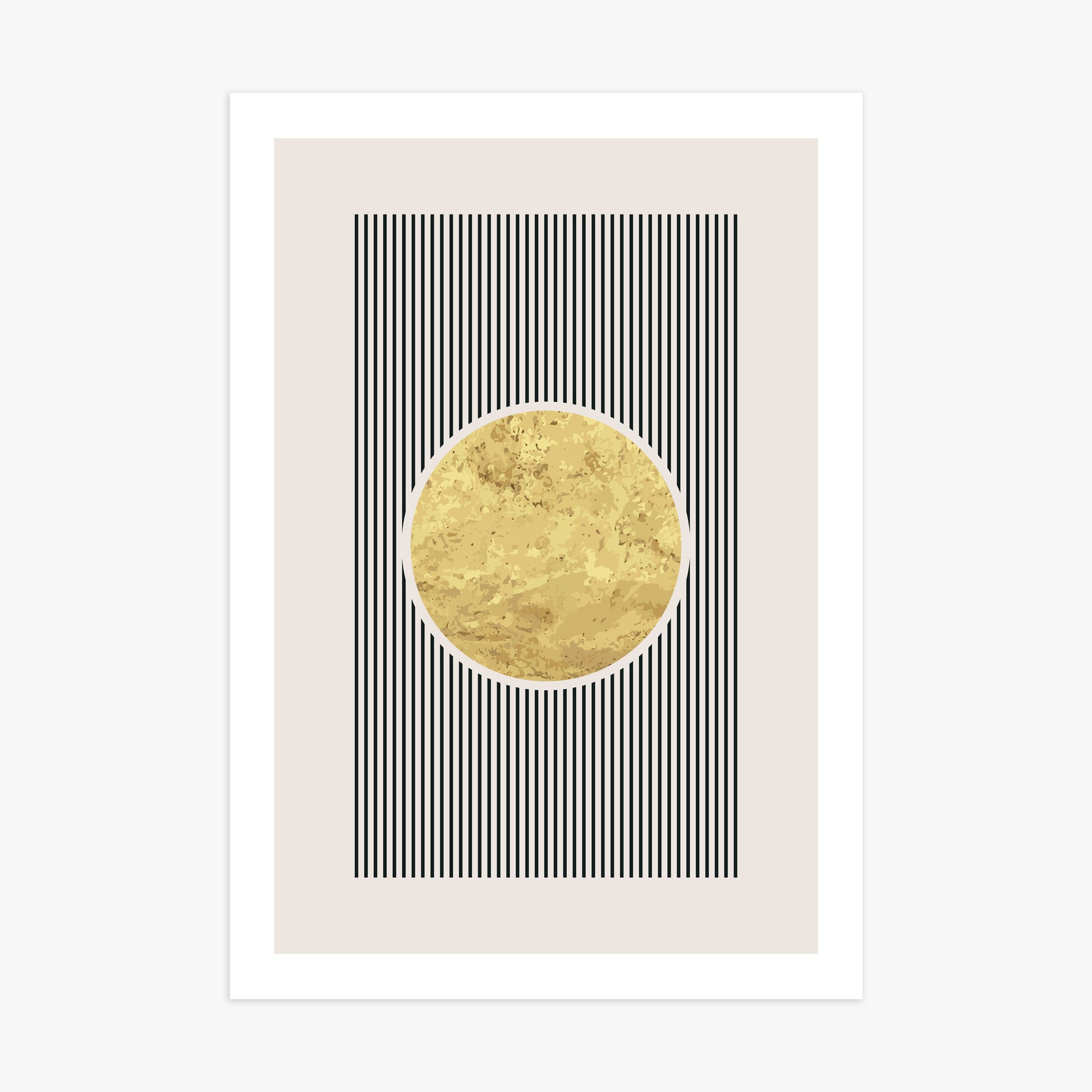 Golden Horizon Eclipse, 70x100cm Printed Poster