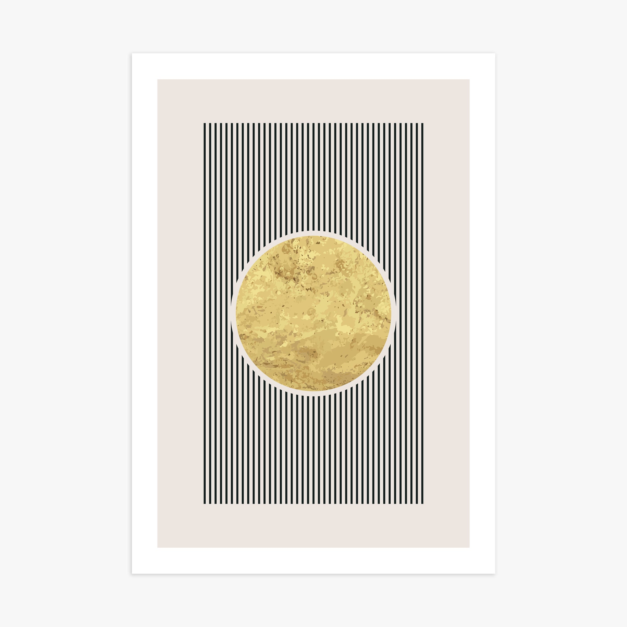Golden Horizon Eclipse, 70x100cm Printed Poster