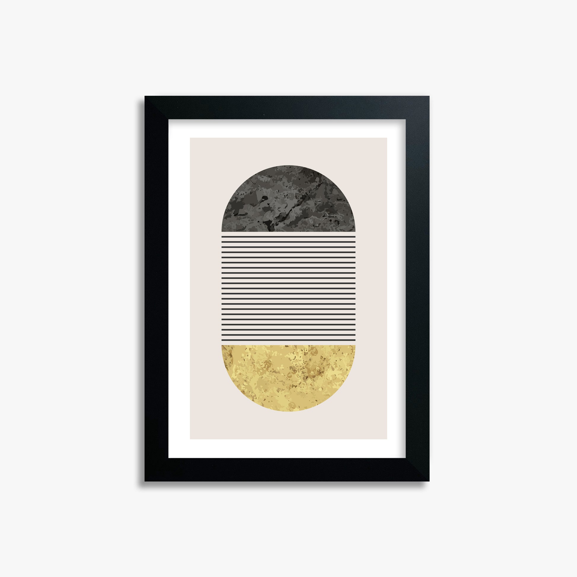 Day & Night Halo, 21x30cm Black Framed Art Reproduction