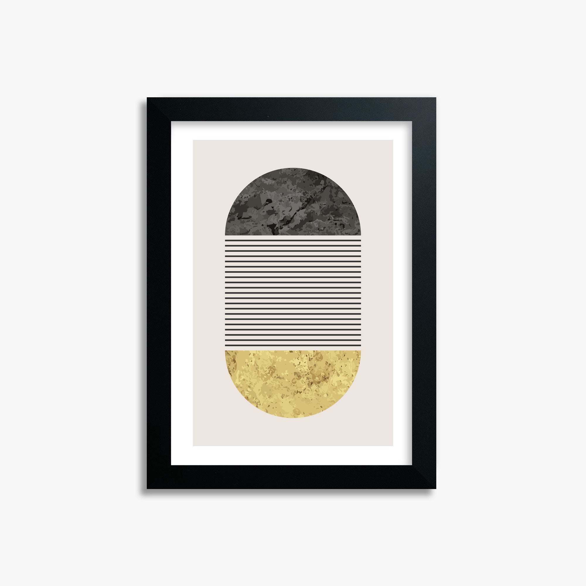 Day & Night Halo, 21x30cm Black Framed Art Reproduction