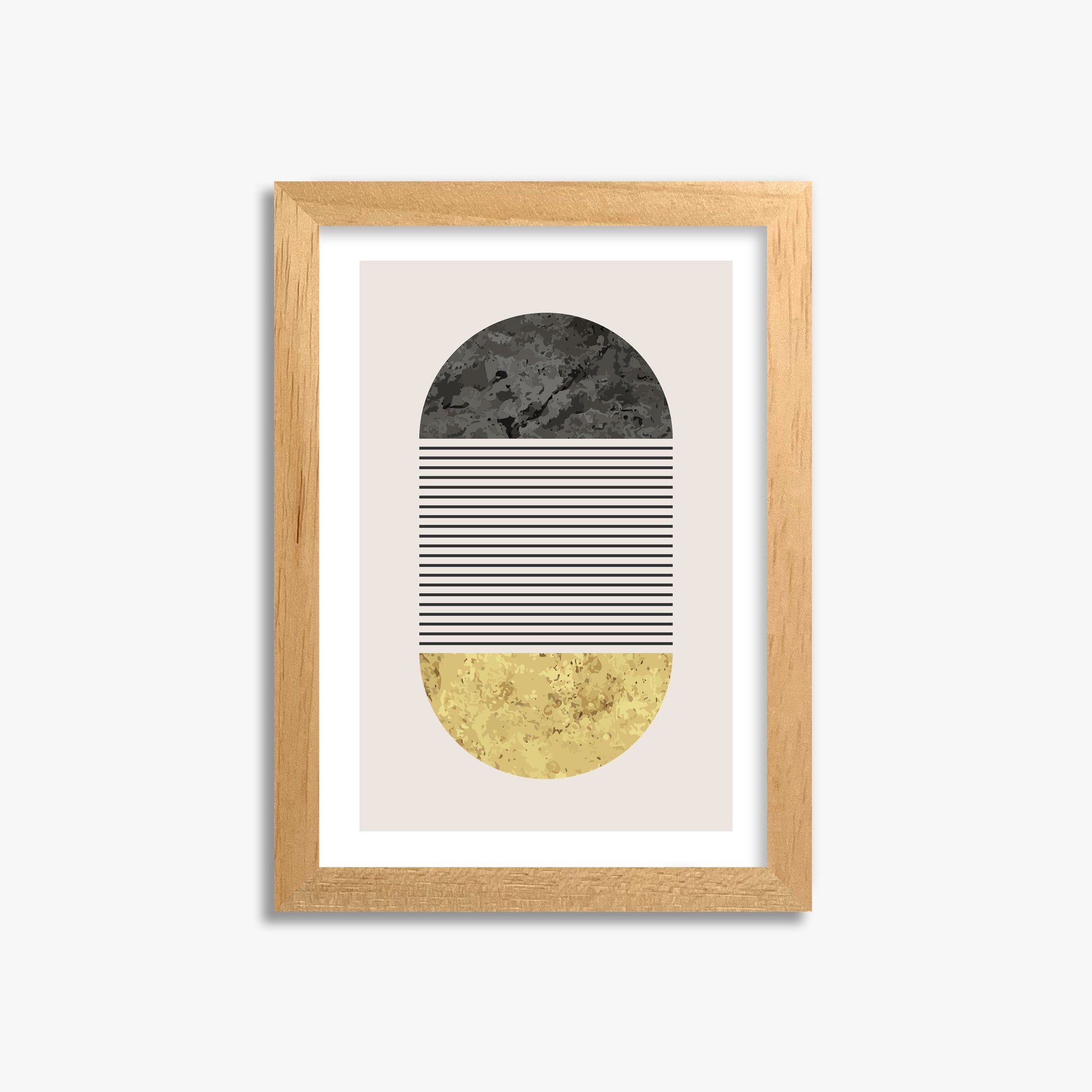 Day & Night Halo, 21x30cm Oak Framed Art Reproduction