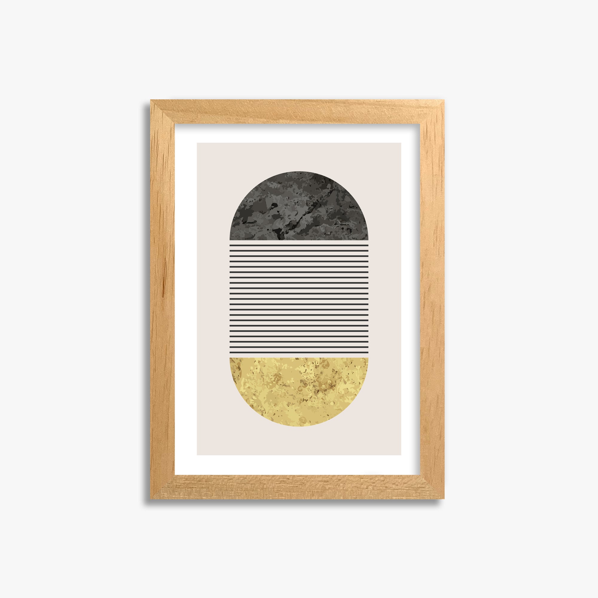 Day & Night Halo, 21x30cm Oak Framed Art Reproduction