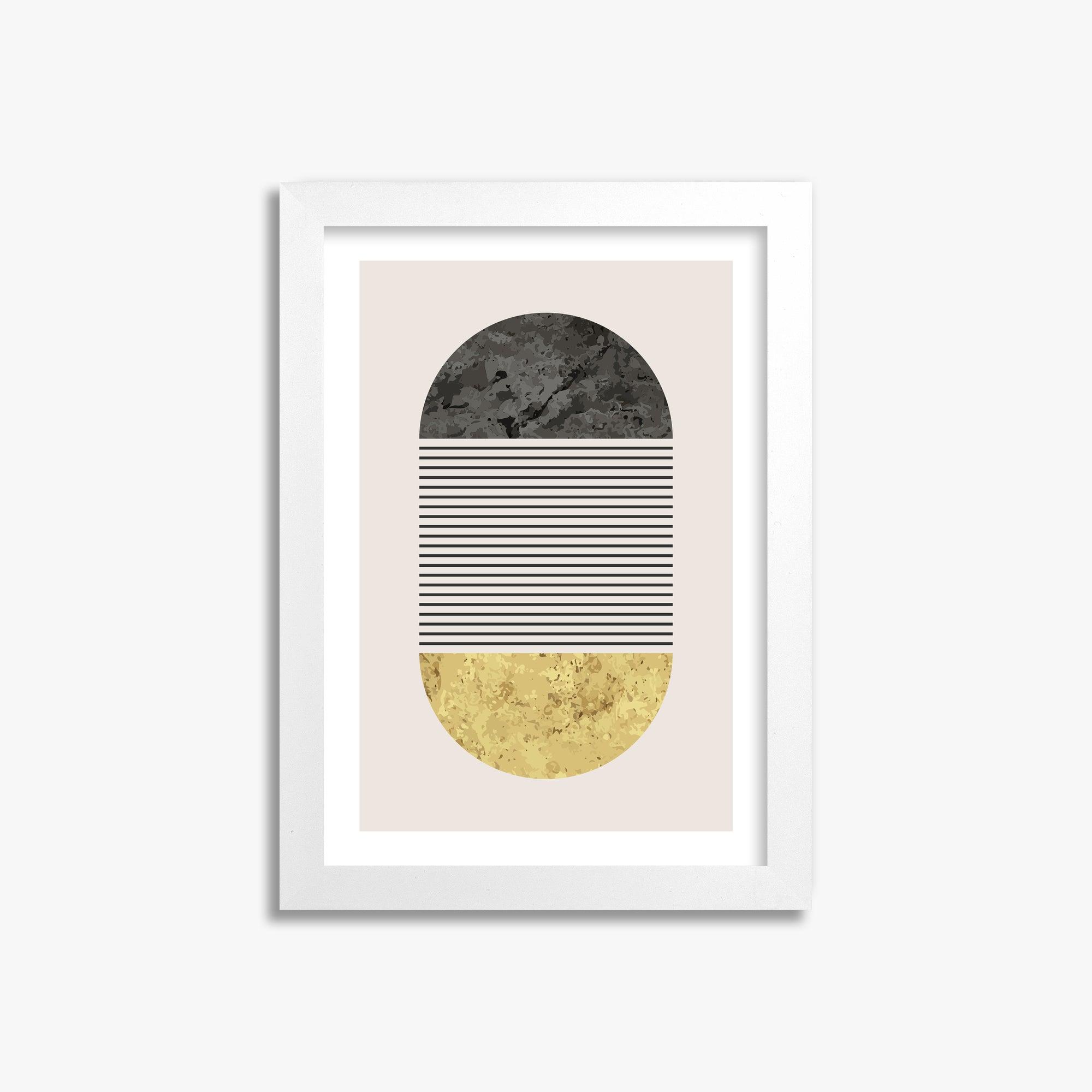 Day & Night Halo, 21x30cm Whitek Framed Art Reproduction