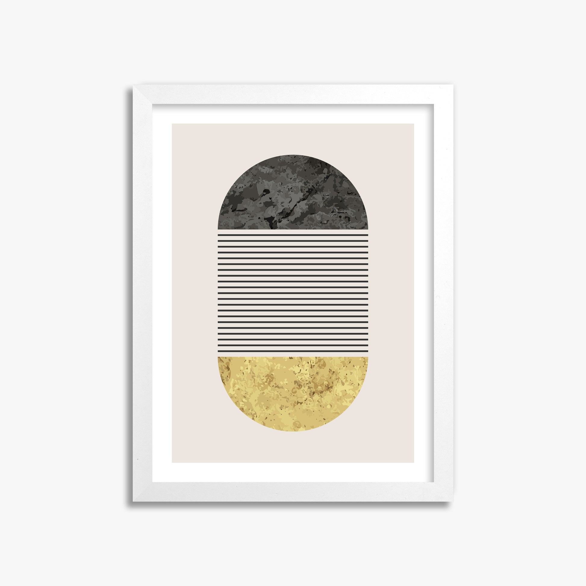 Day & Night Halo, 30x40cm Whitek Framed Art Reproduction