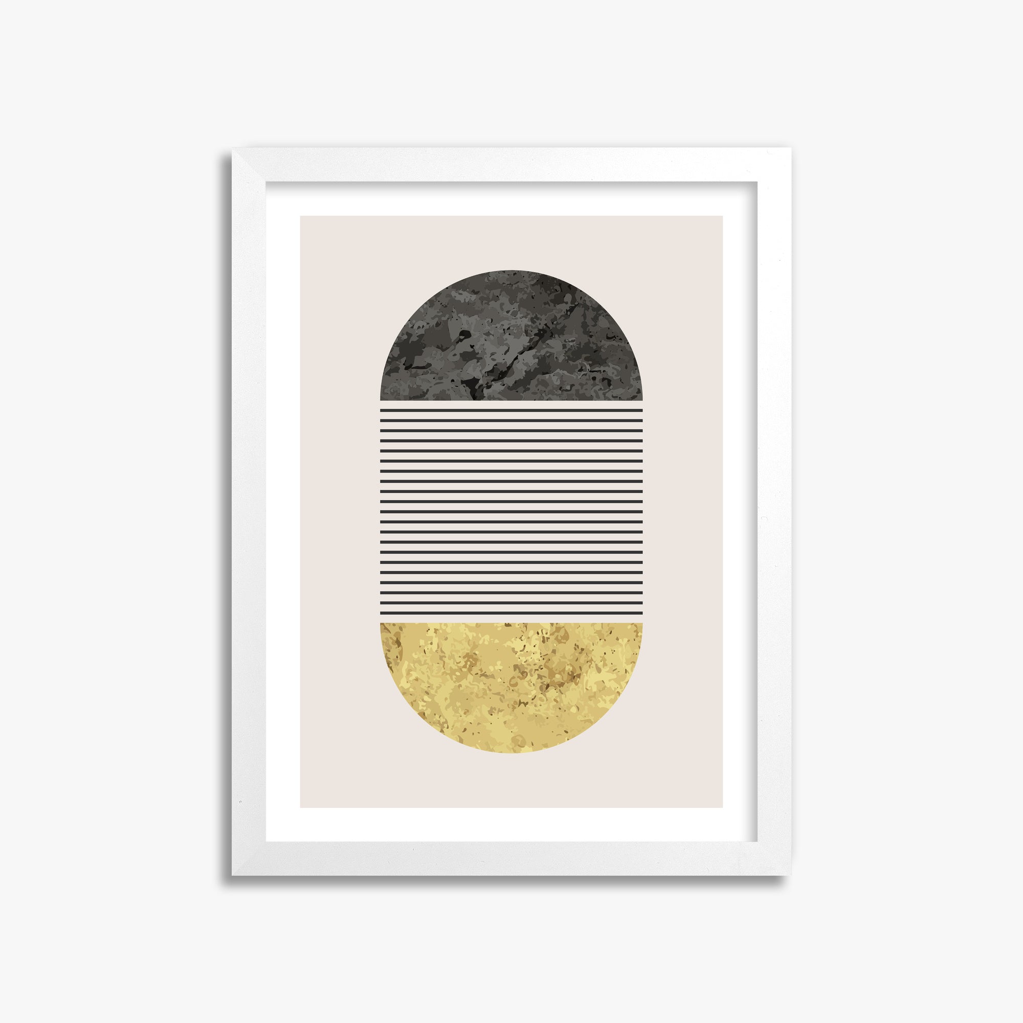 Day & Night Halo, 30x40cm Whitek Framed Art Reproduction