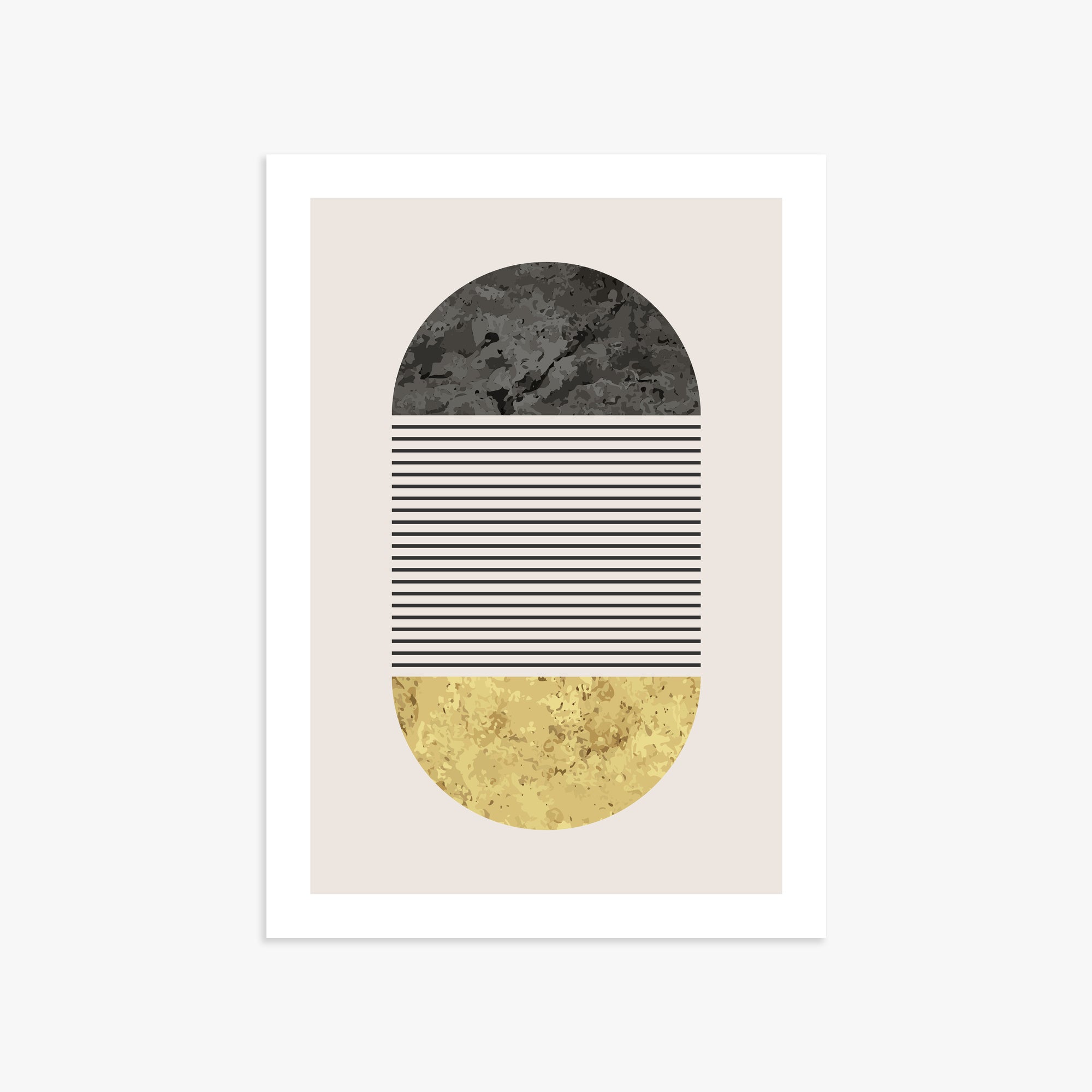 Day & Night Halo, 50x70cm Printed Poster
