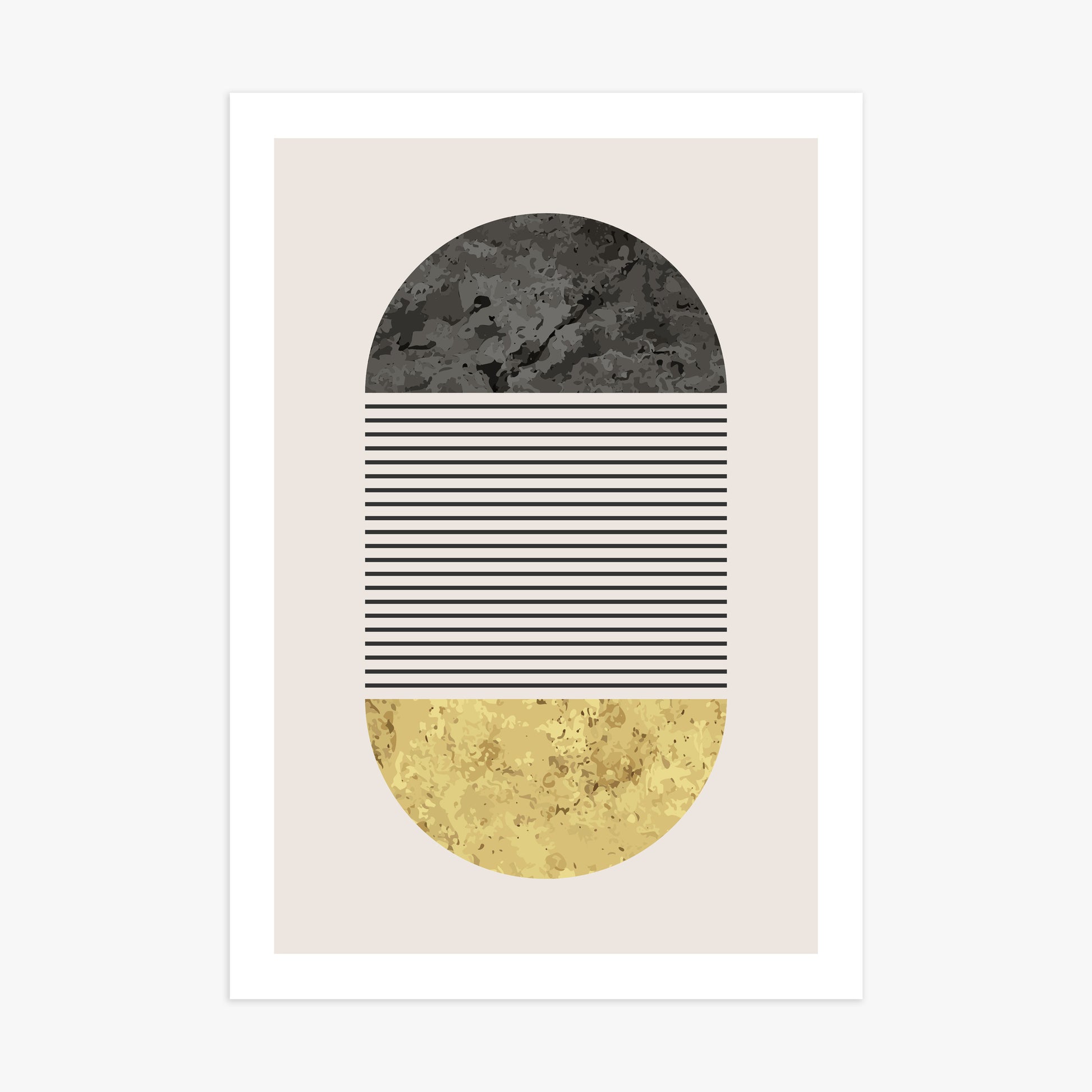Day & Night Halo, 70x100cm Printed Poster