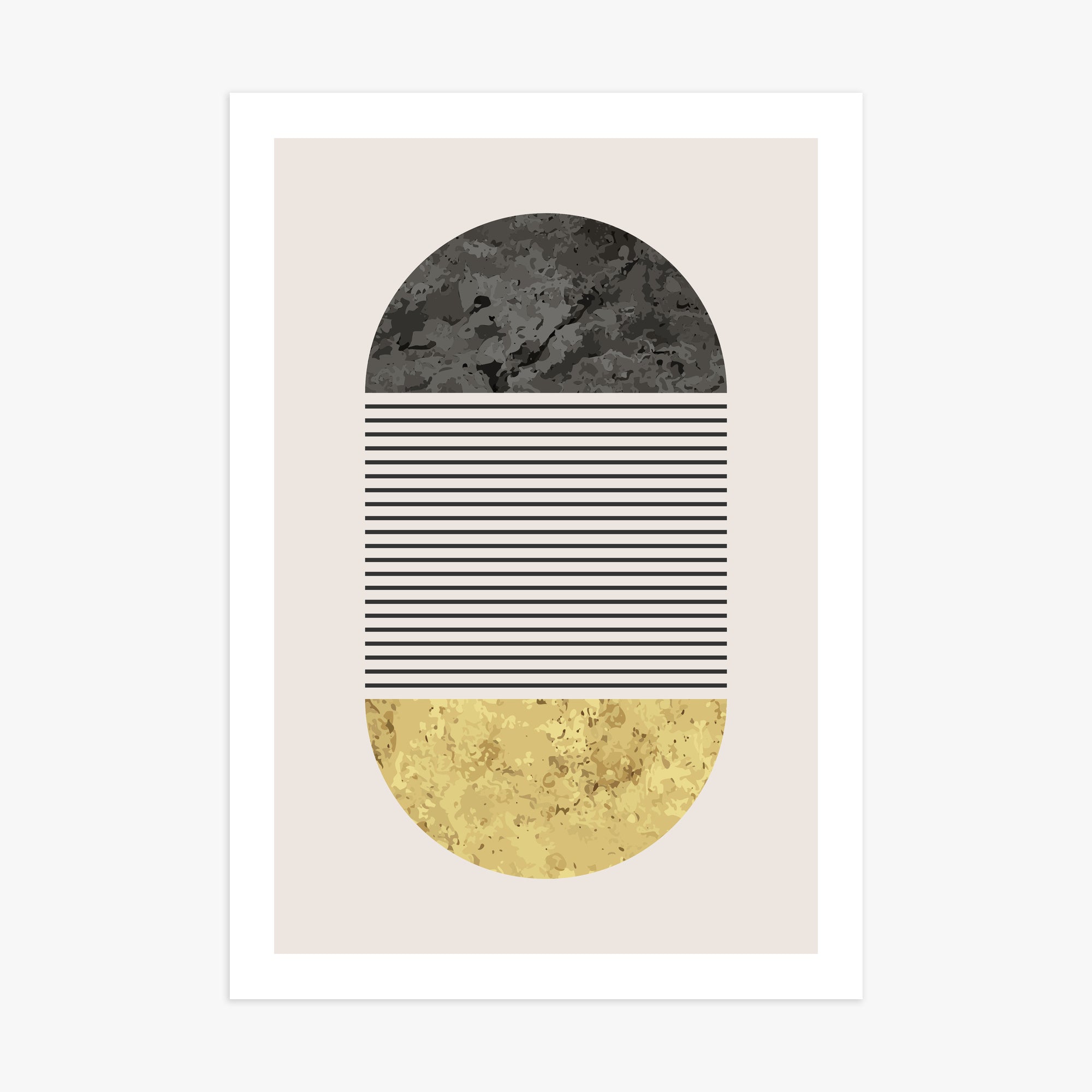 Day & Night Halo, 70x100cm Printed Poster
