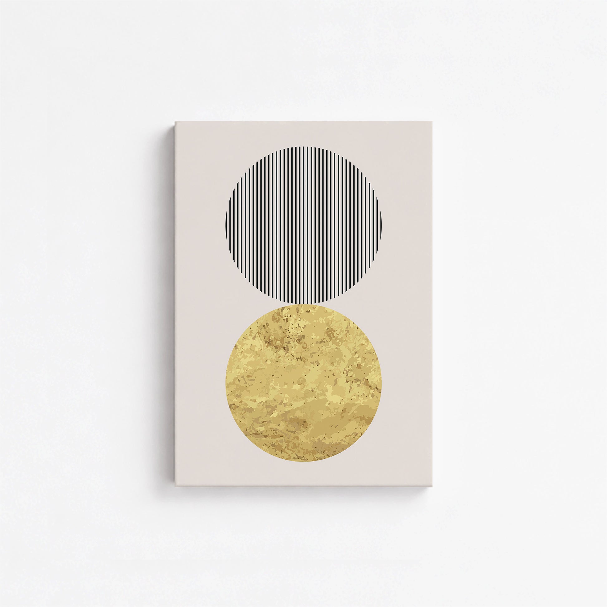 Eclipsed Gold, 21x30cm Satin Canvas Art Reproduction