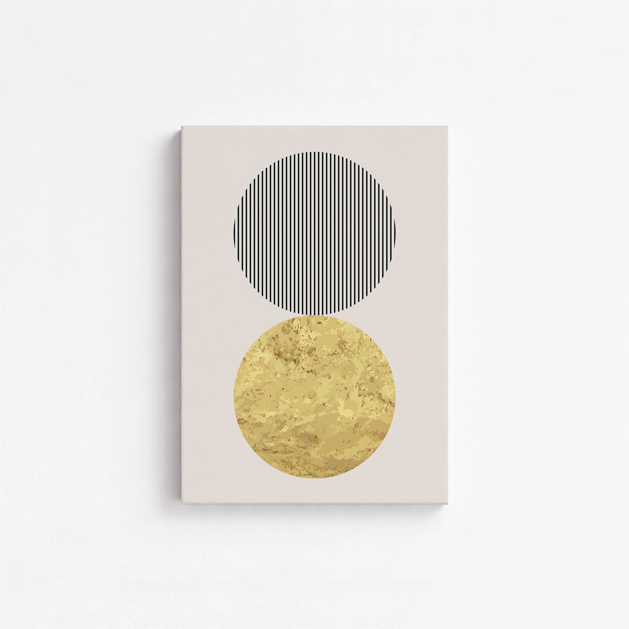 Eclipsed Gold, 21x30cm Satin Canvas Art Reproduction
