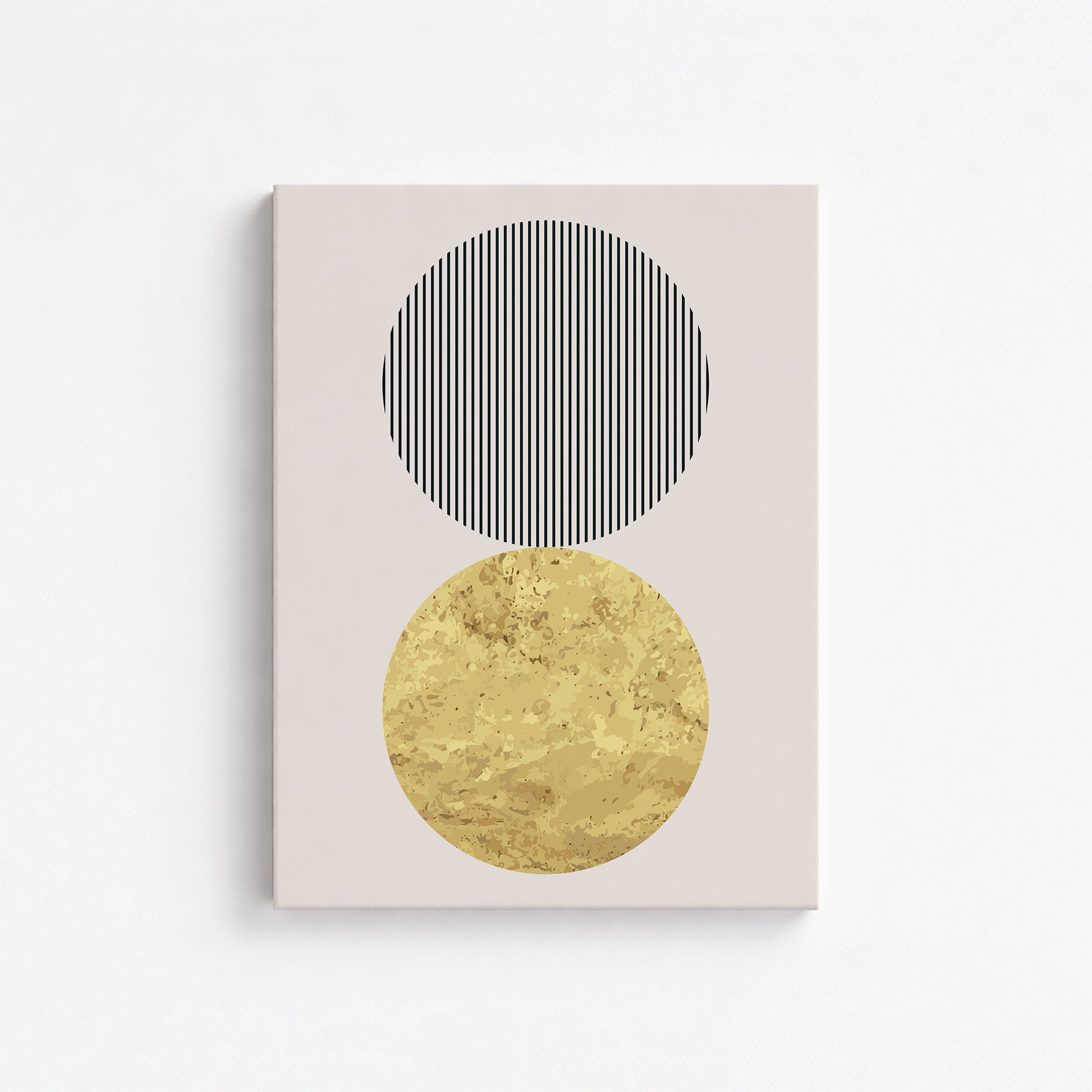 Eclipsed Gold, 30x40cm Satin Canvas Art Reproduction