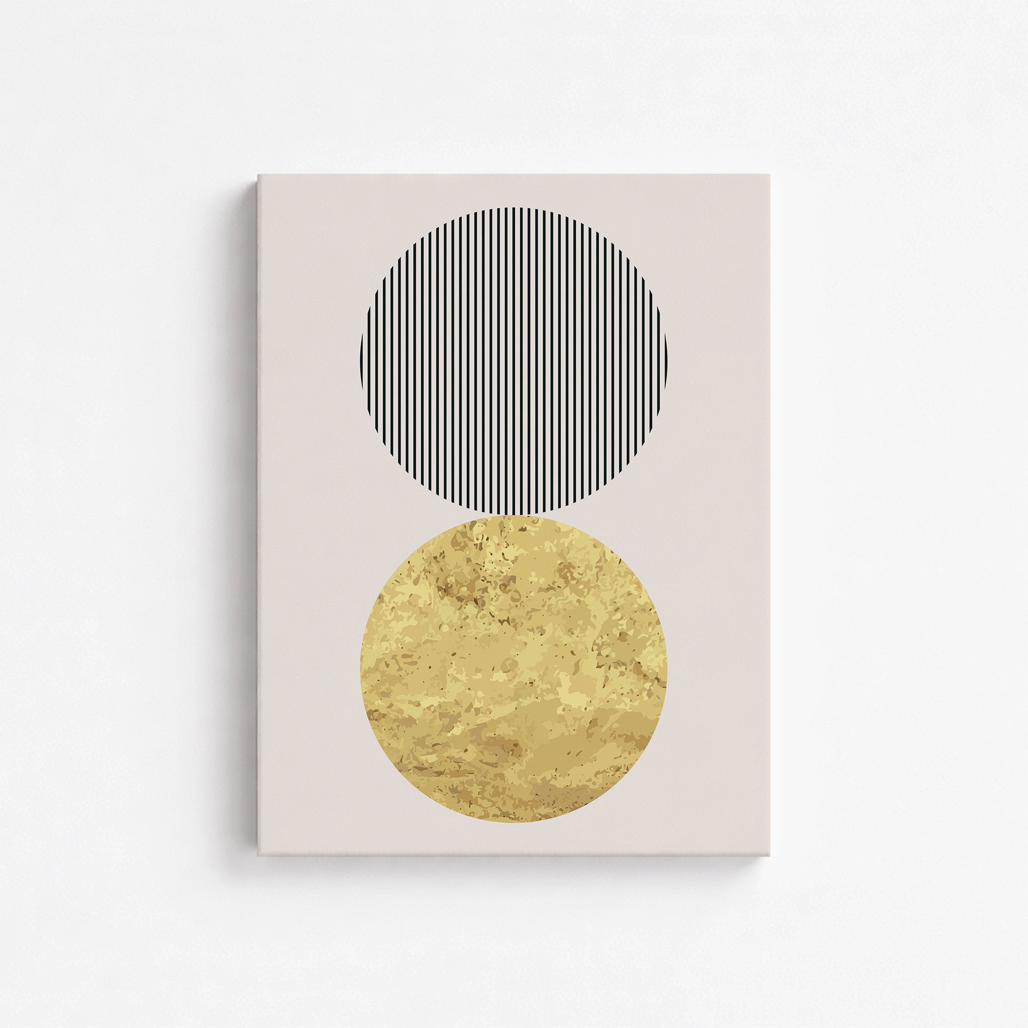 Eclipsed Gold, 30x40cm Satin Canvas Art Reproduction