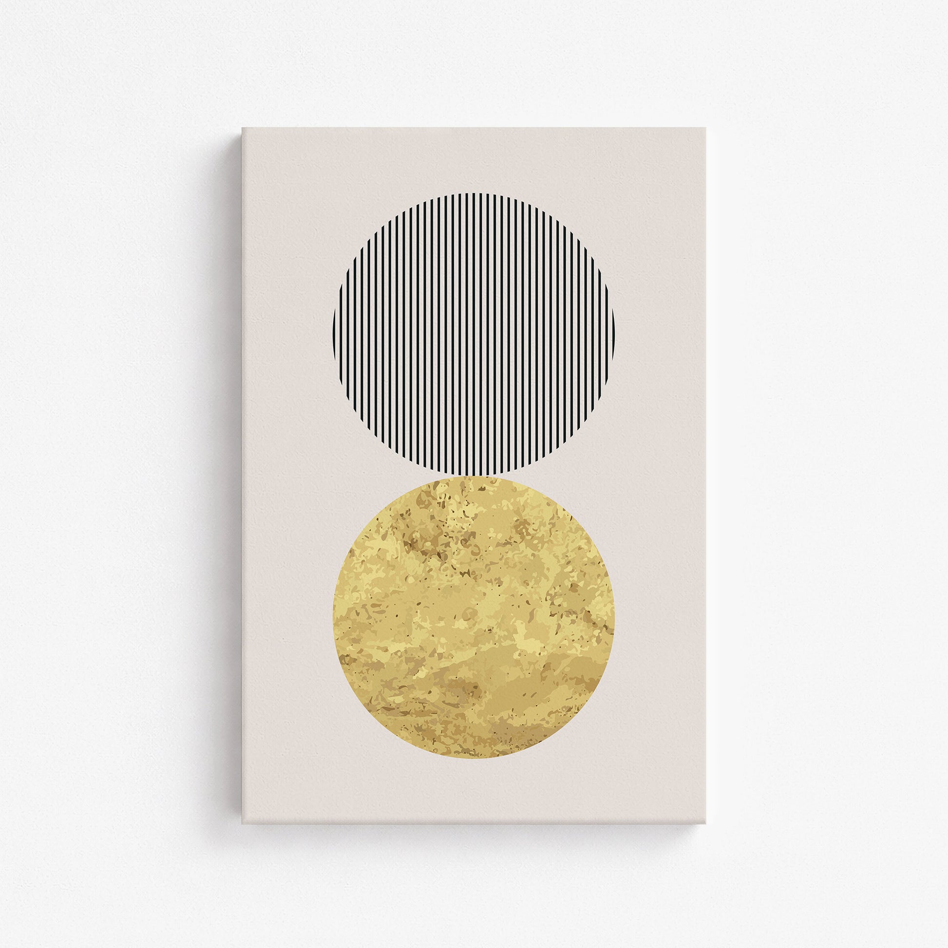 Eclipsed Gold, 61x91cm Satin Canvas Art Reproduction