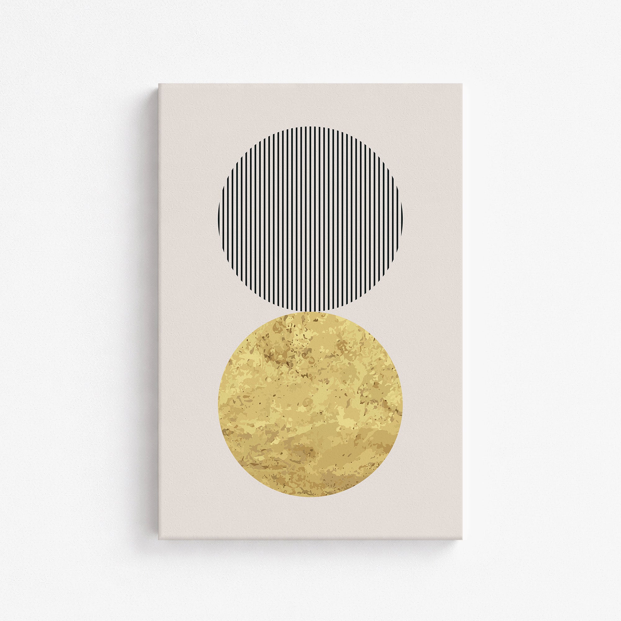 Eclipsed Gold, 61x91cm Satin Canvas Art Reproduction