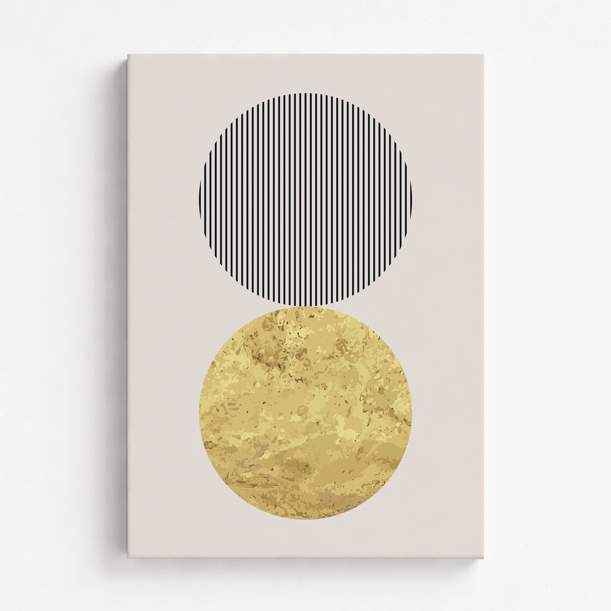 Eclipsed Gold, 70x100cm Satin Canvas Art Reproduction