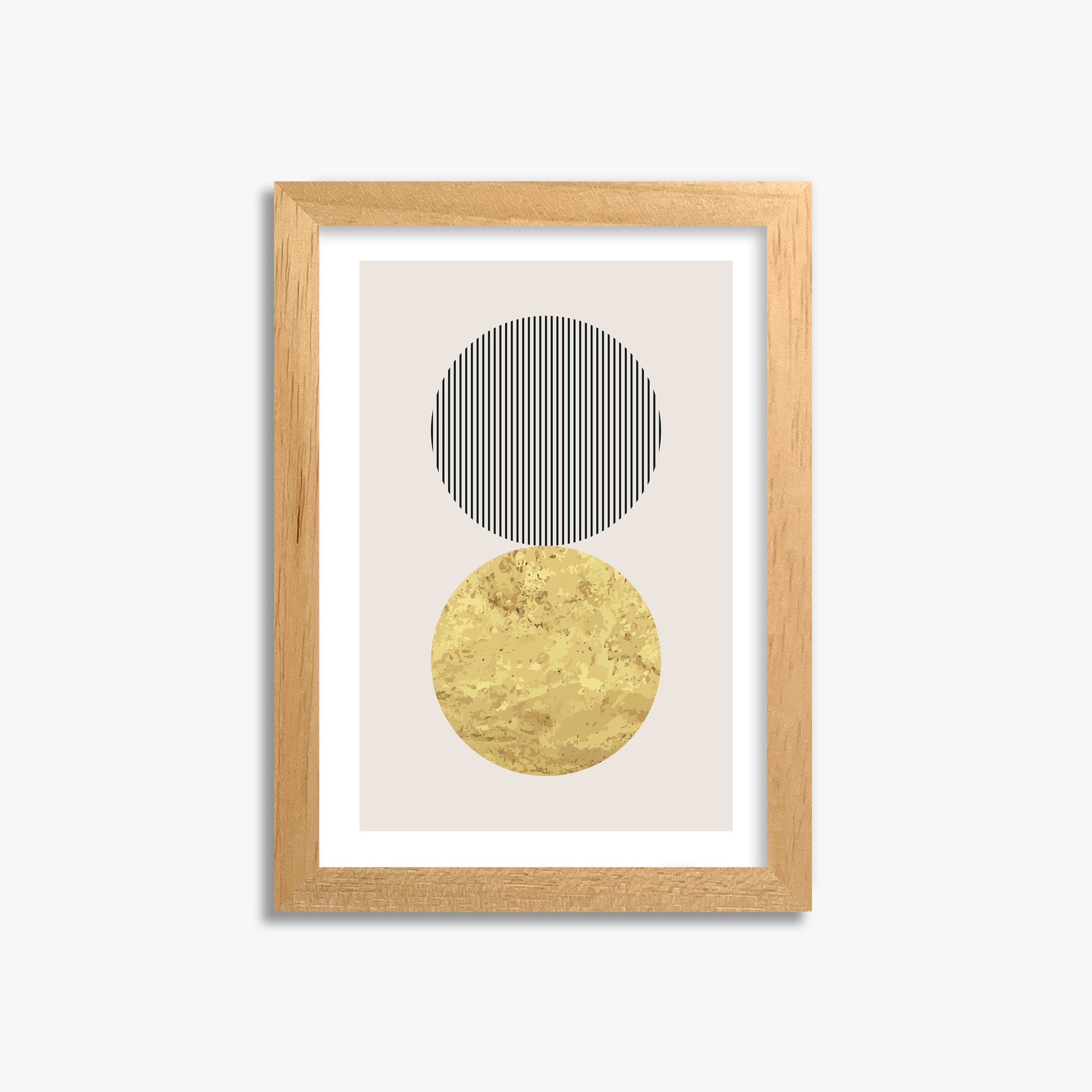 Eclipsed Gold, 21x30cm Oak Framed Art Reproduction