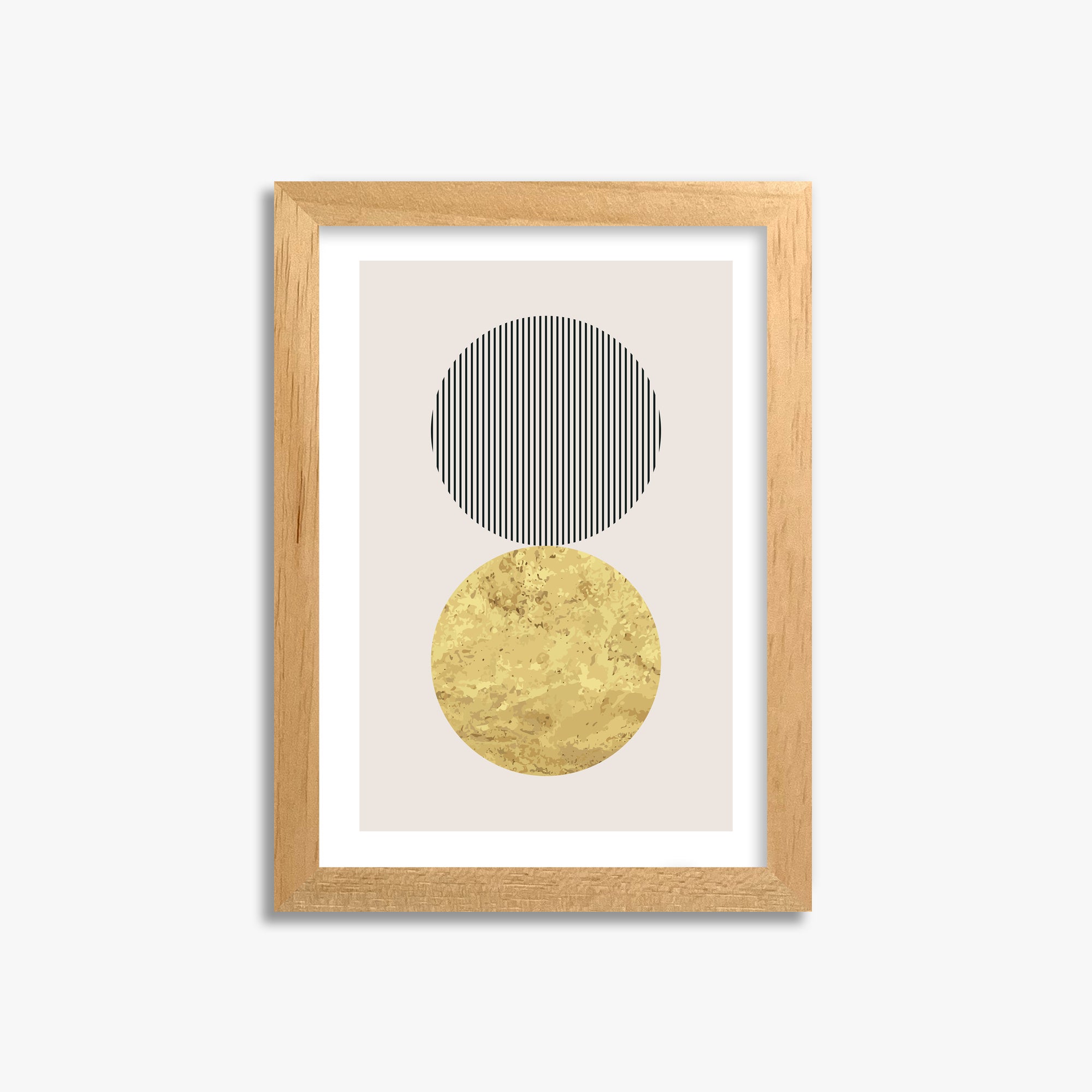 Eclipsed Gold, 21x30cm Oak Framed Art Reproduction
