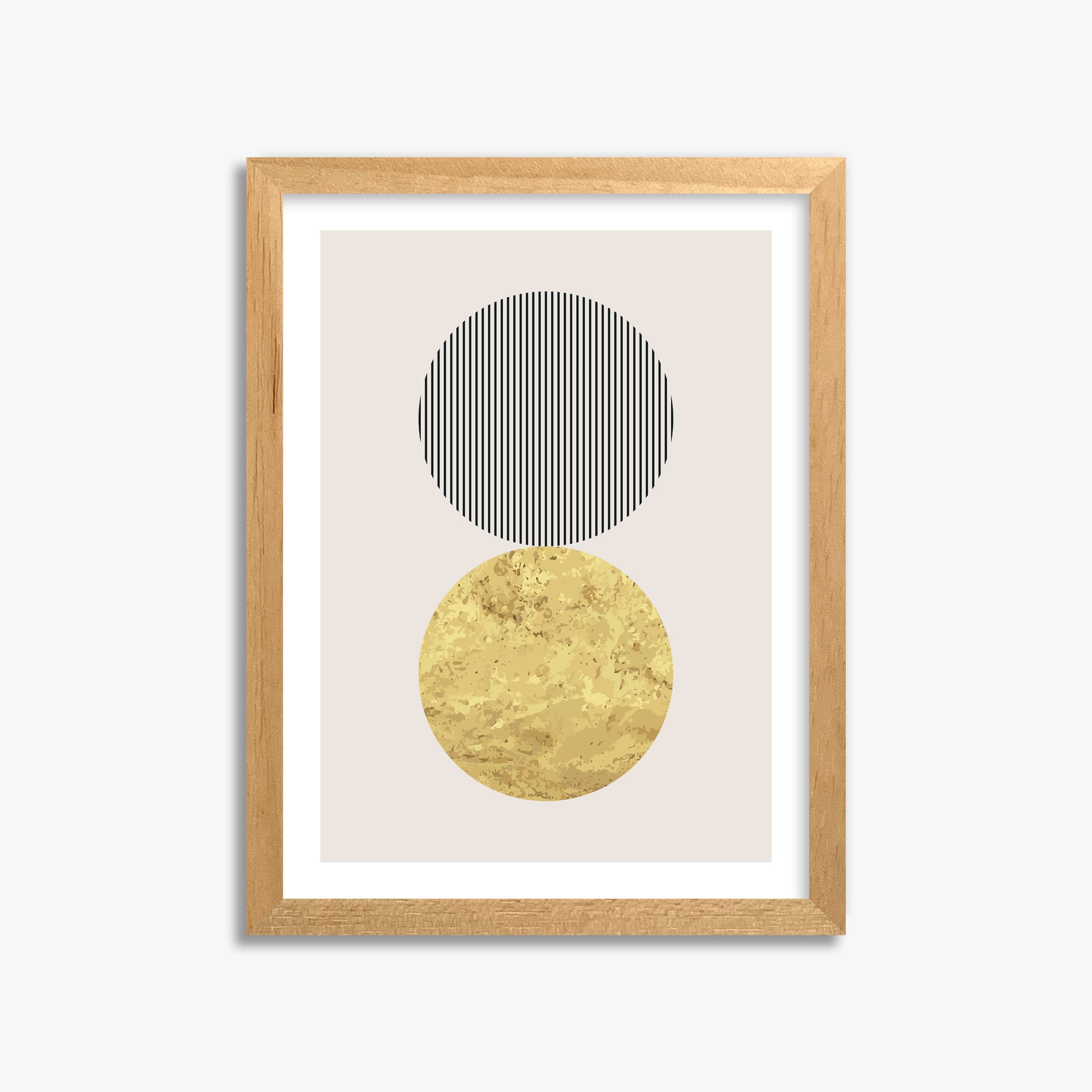 Eclipsed Gold, 30x40cm Oak Framed Art Reproduction