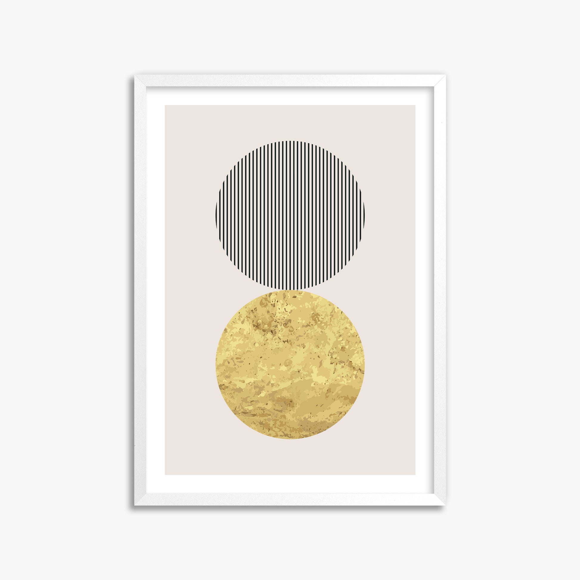 Eclipsed Gold, 50x70cm Whitek Framed Art Reproduction