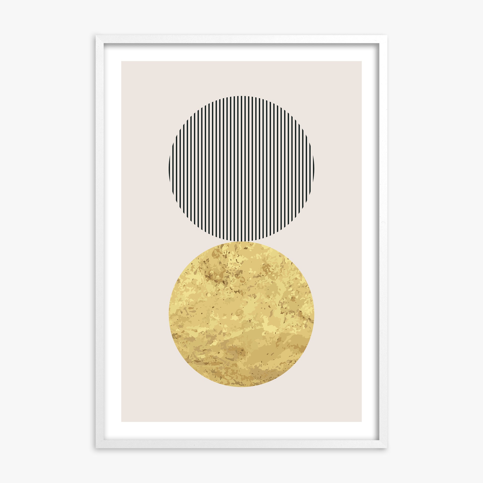 Eclipsed Gold, 70x100cm Whitek Framed Art Reproduction