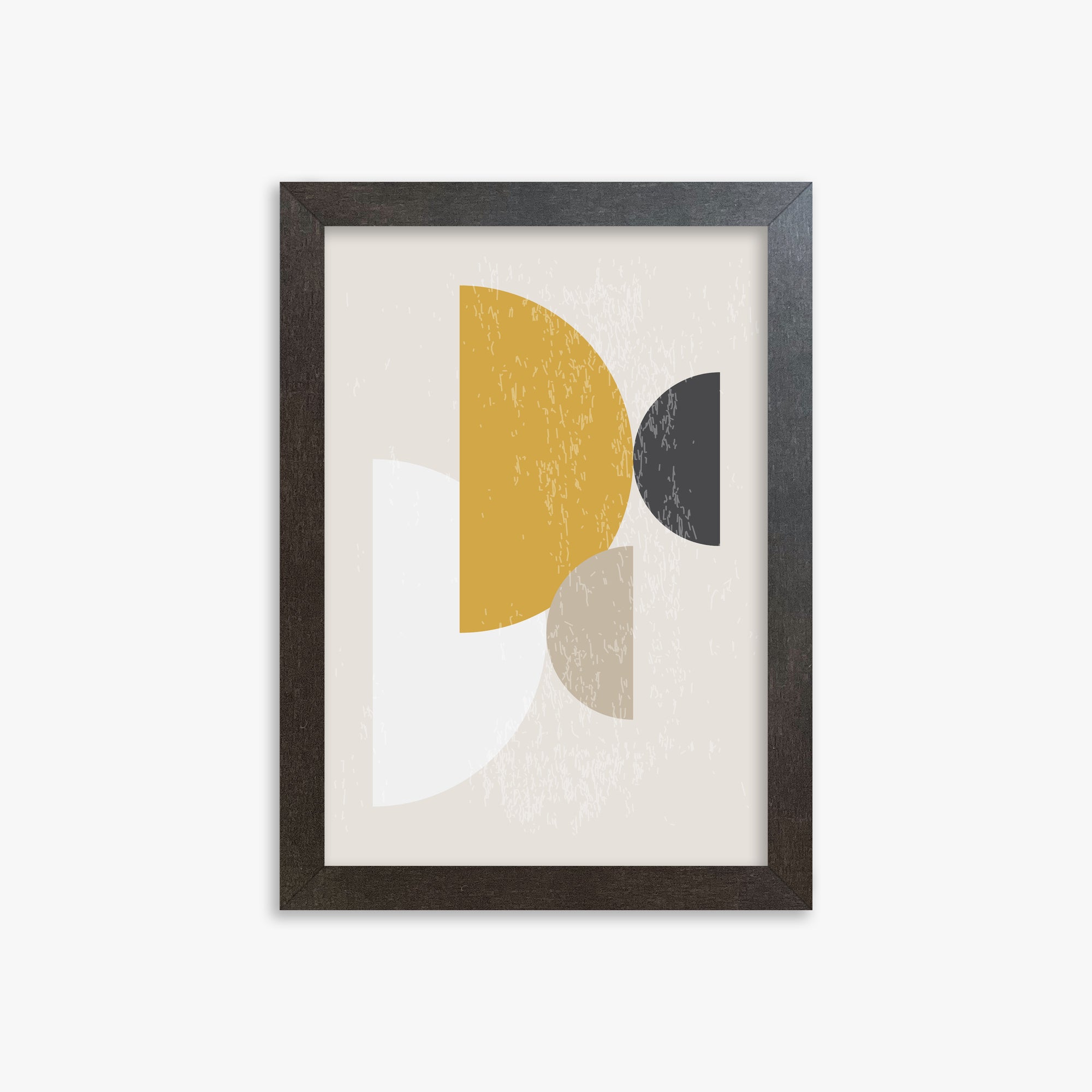 Harvest Overlap, 21x30cm Framed Poster With Espresso Frame