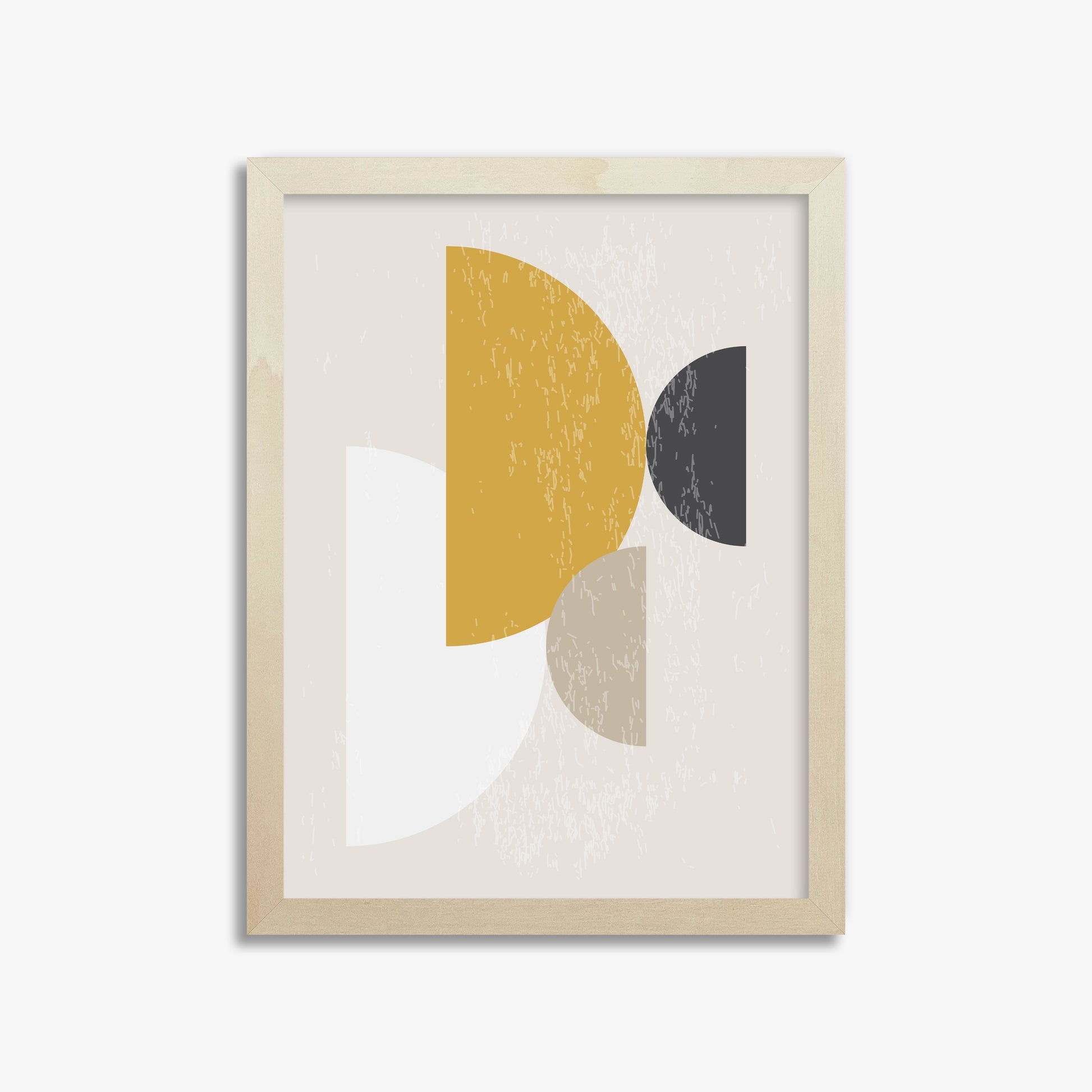 Harvest Overlap, 30x40cm Framed Poster With Lime Wood Frame