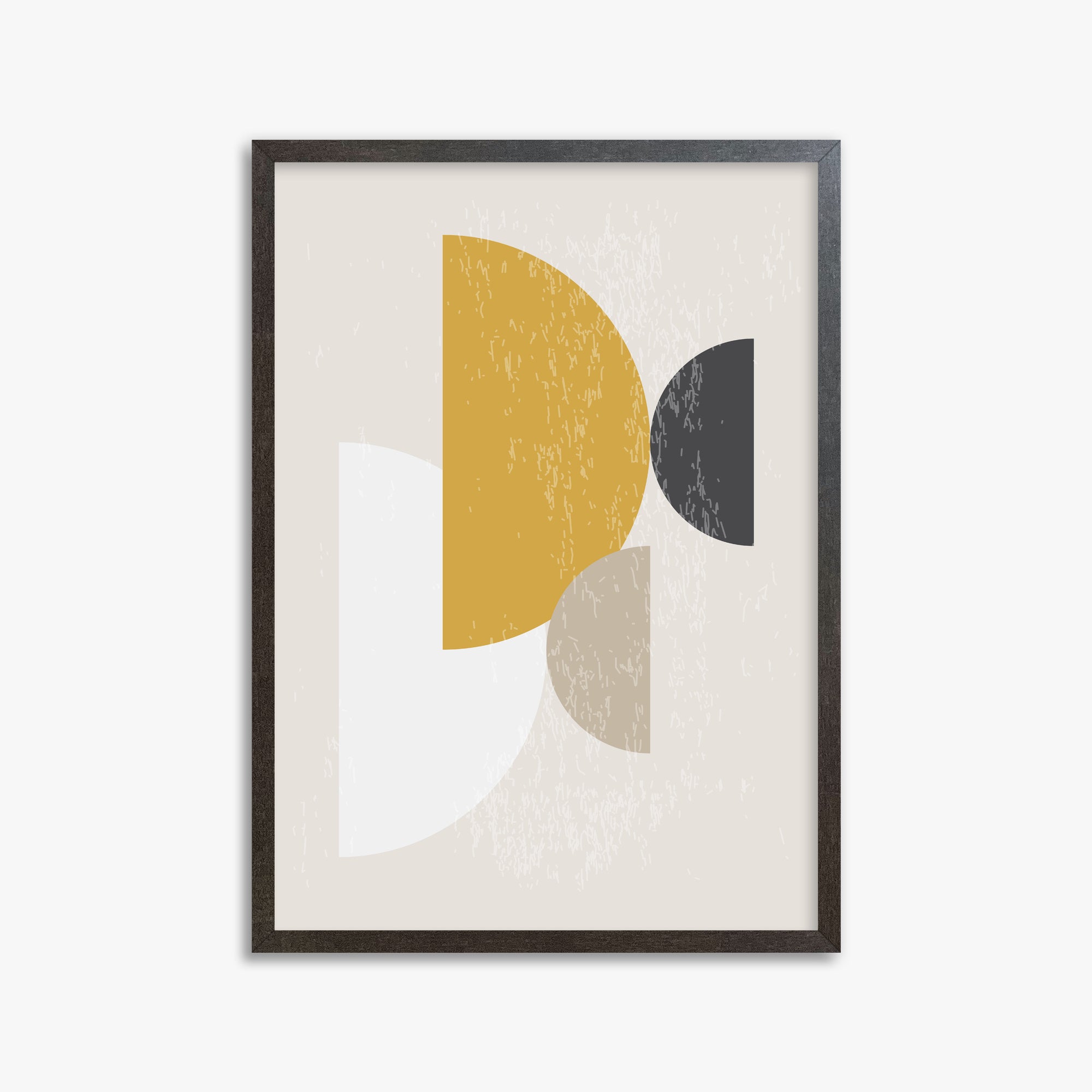 Harvest Overlap, 50x70cm Framed Poster With Espresso Frame