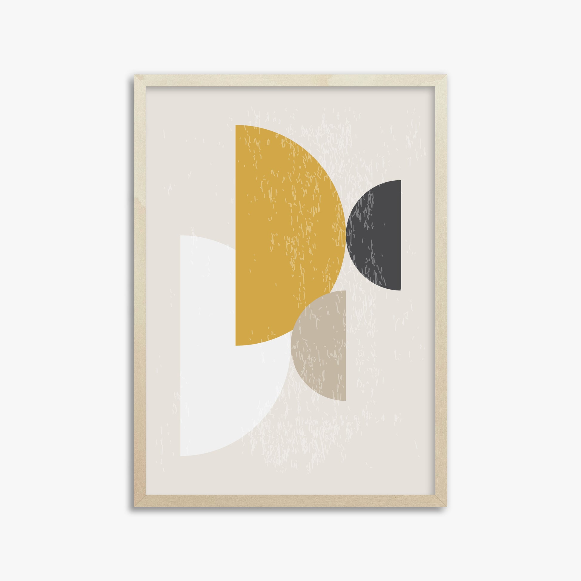Harvest Overlap, 50x70cm Framed Poster With Lime Wood Frame